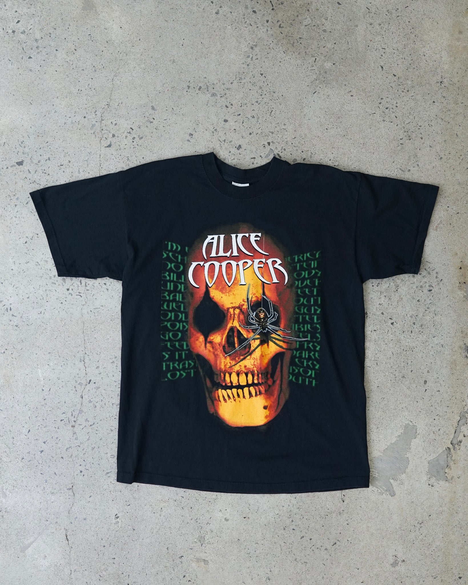 alice cooper bare bones tour 2003 t-shirt