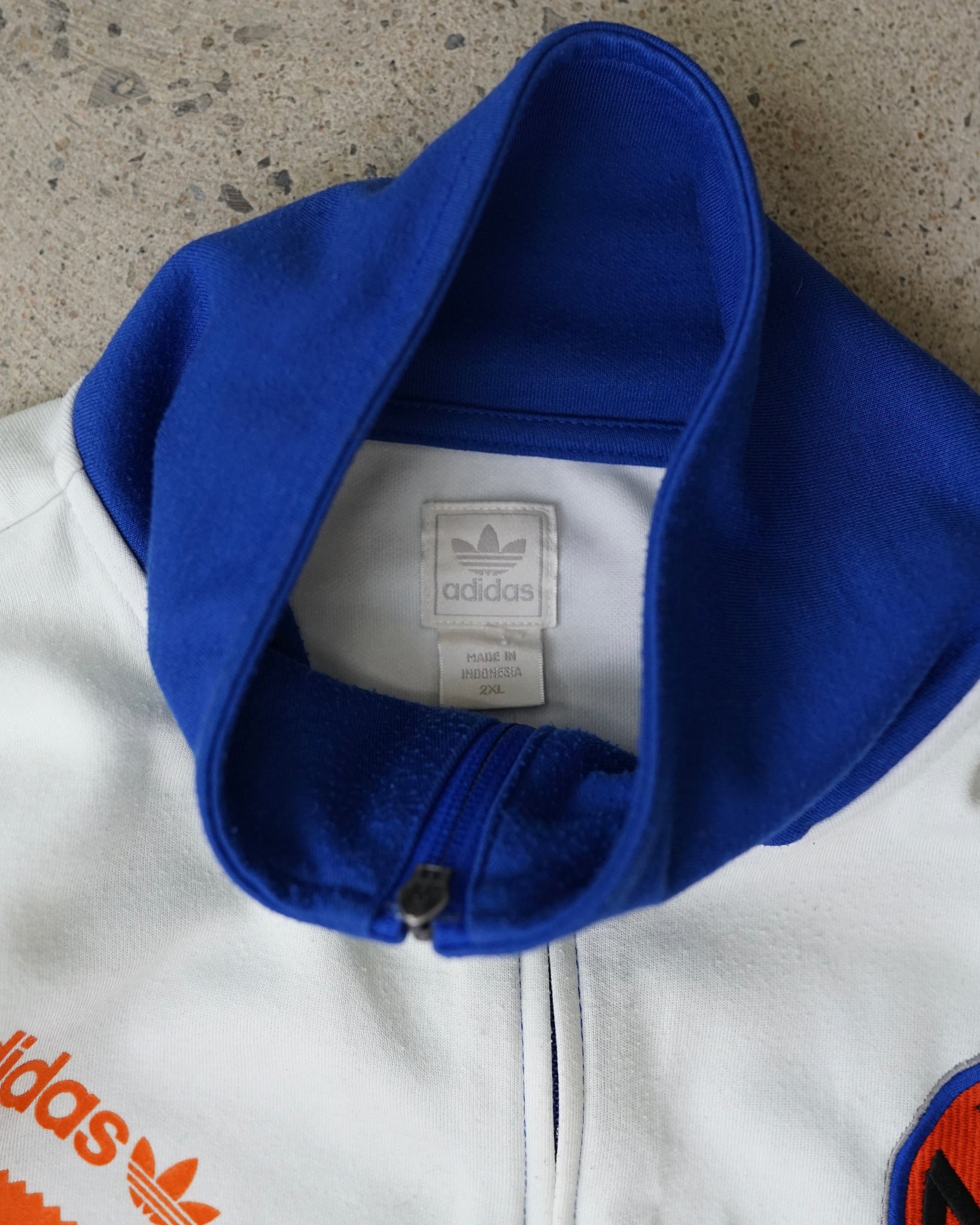 adidas new york knicks nba zip-up sweater