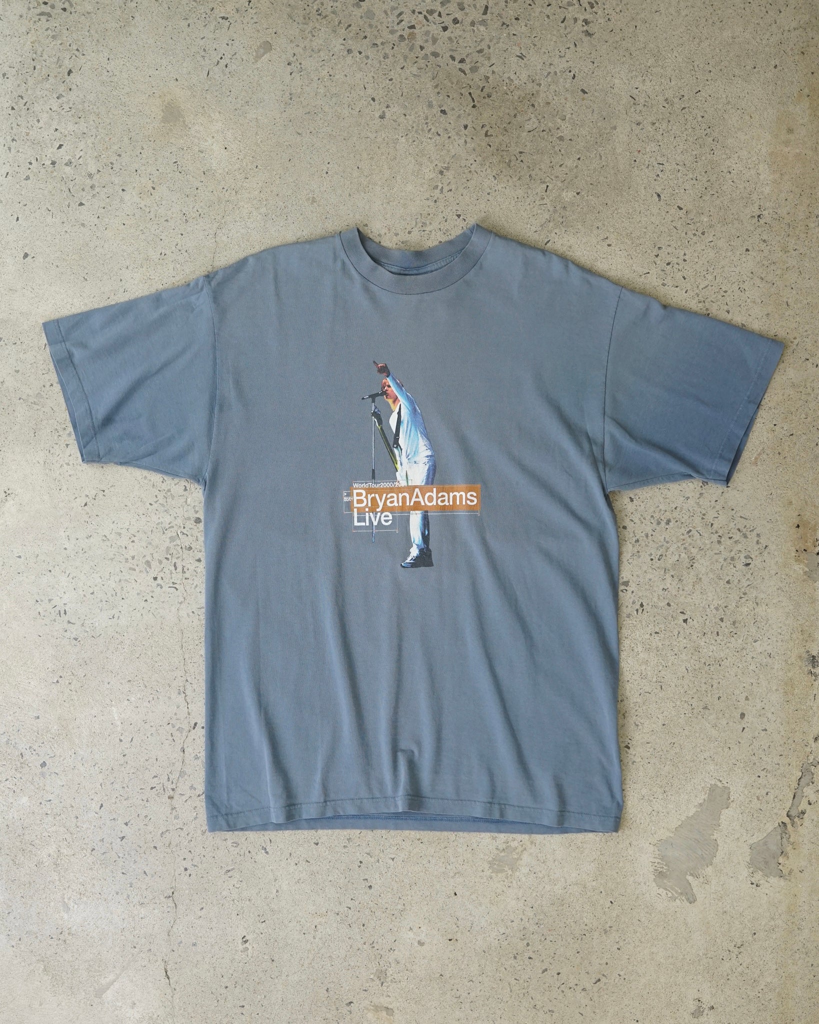 bryan adams world tour 2000/2001 t-shirt