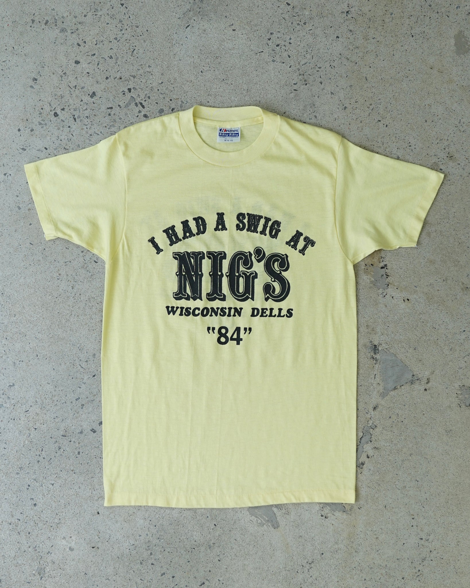 nig's bar 1984 t-shirt - small