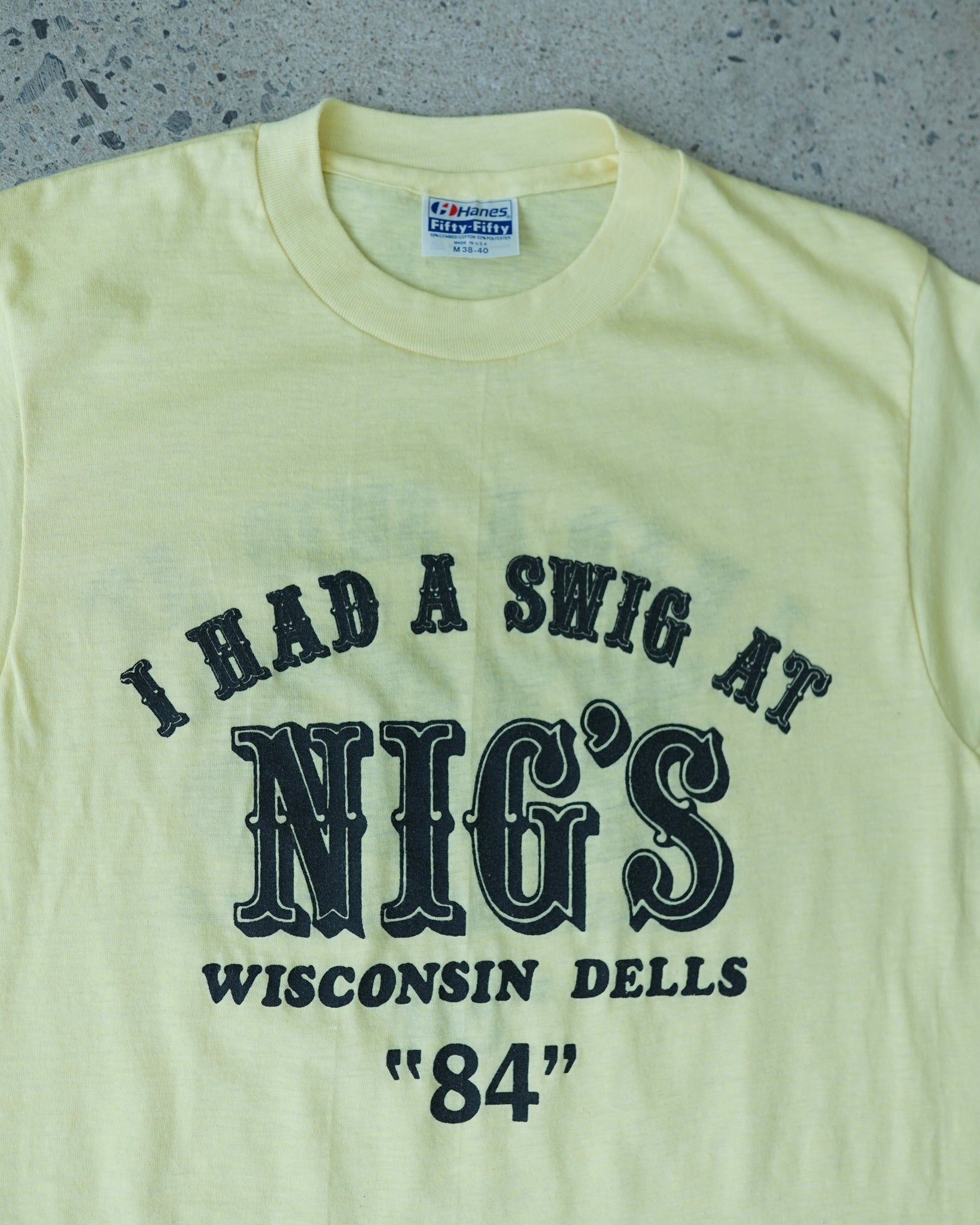 nig's bar 1984 t-shirt - small