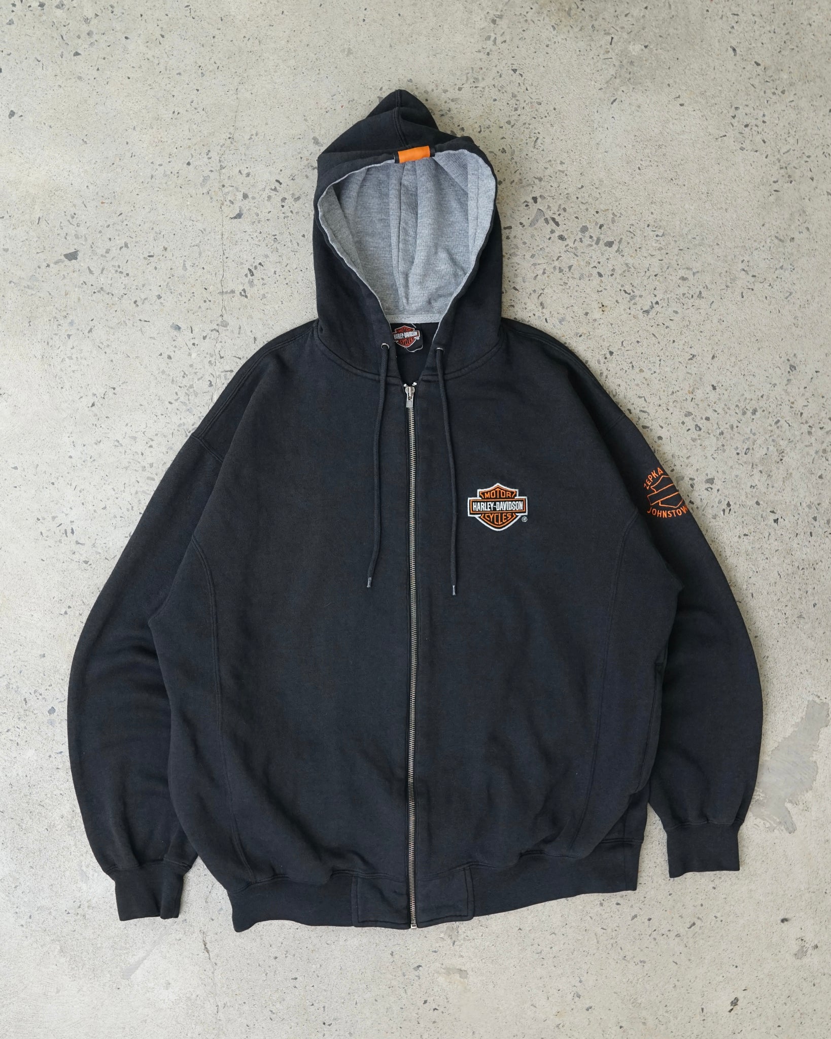 harley davidson zip-up hoodie