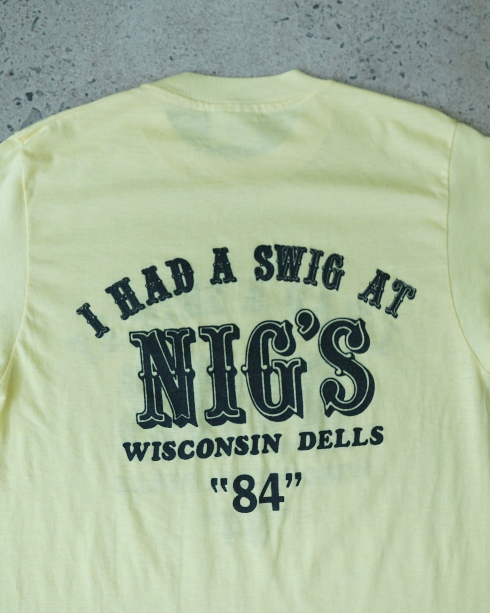 nig's bar 1984 t-shirt - small