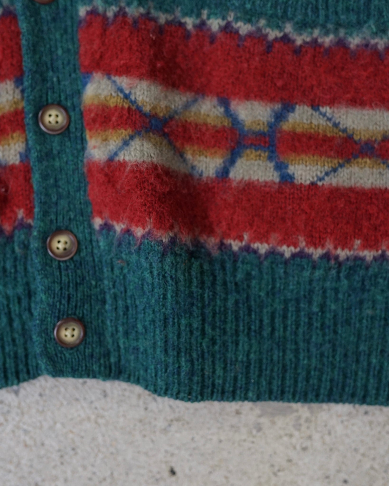structure knit vest cardigan