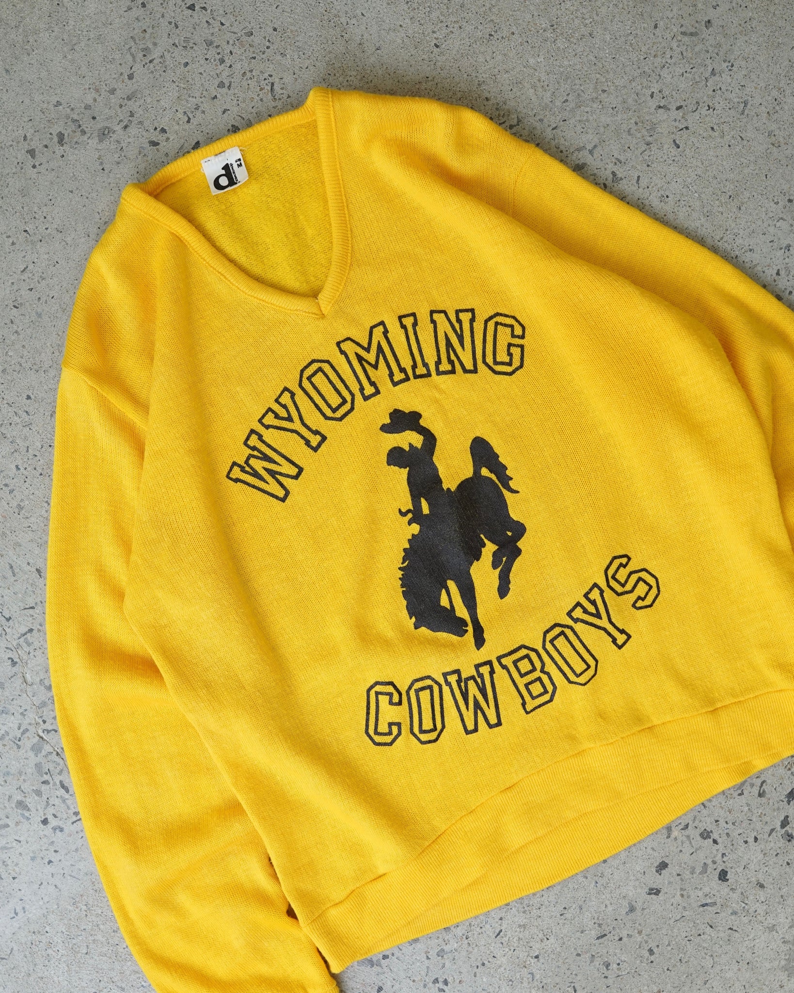 wyoming cowboys knit sweater