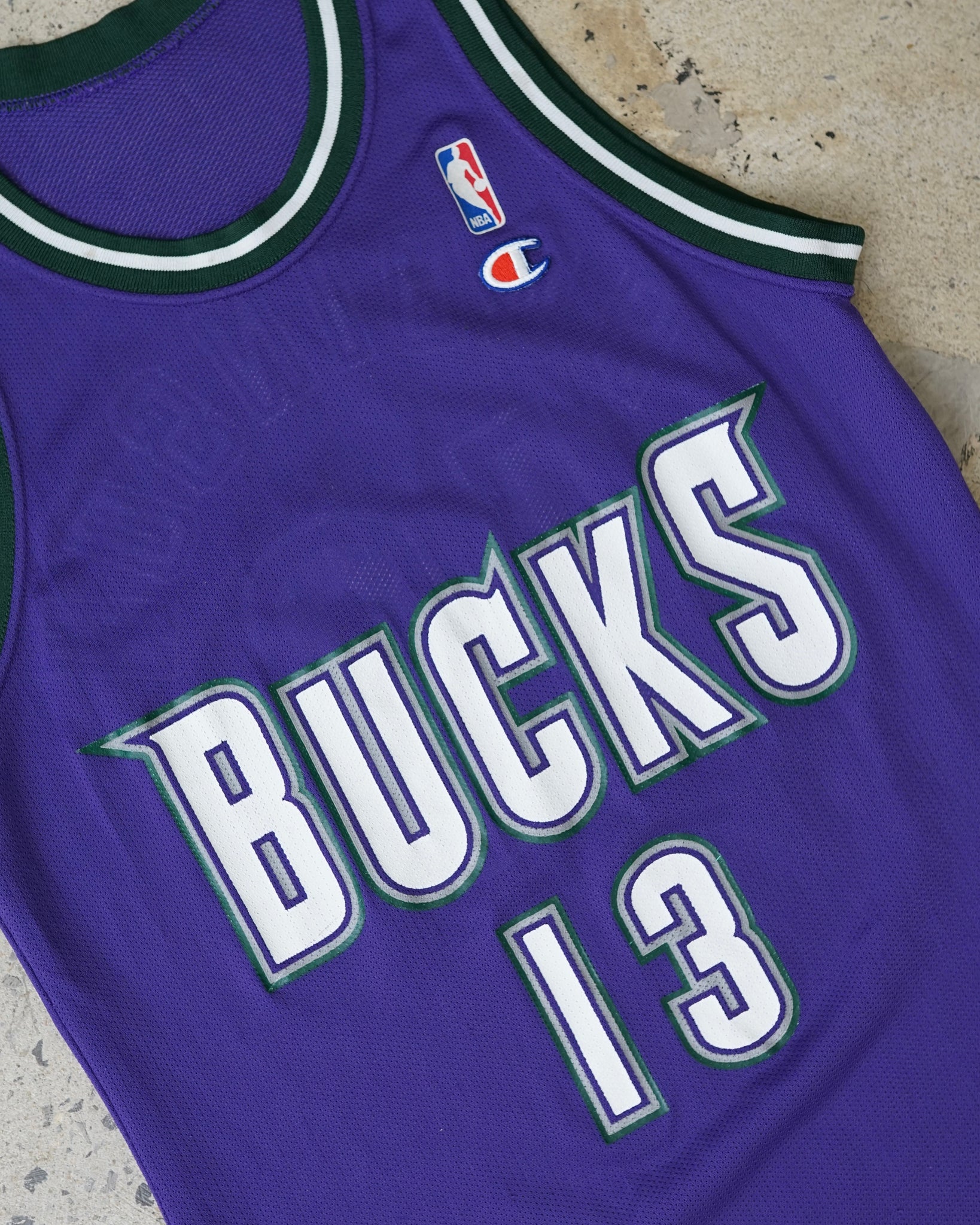 milwaukee bucks robinson nba champion jersey - small