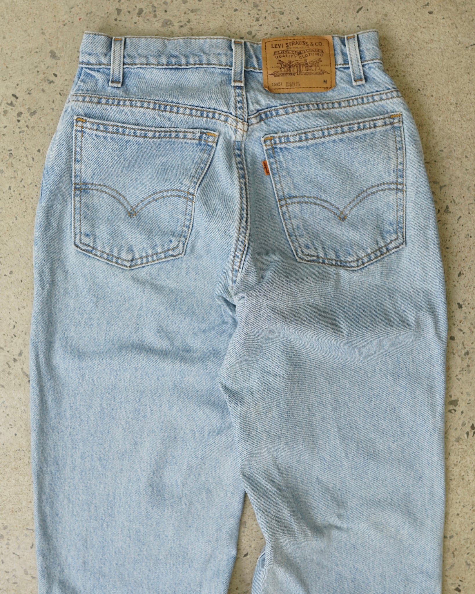 levi's 950 orange tab jeans