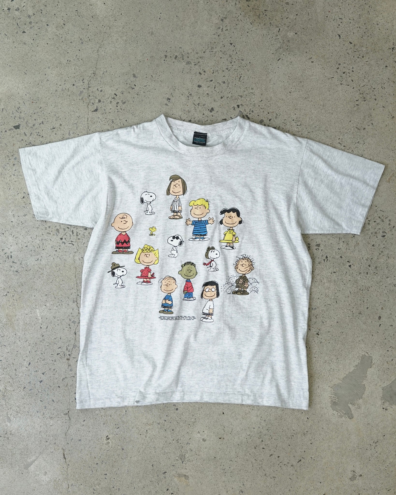 peanuts 1986 t-shirt