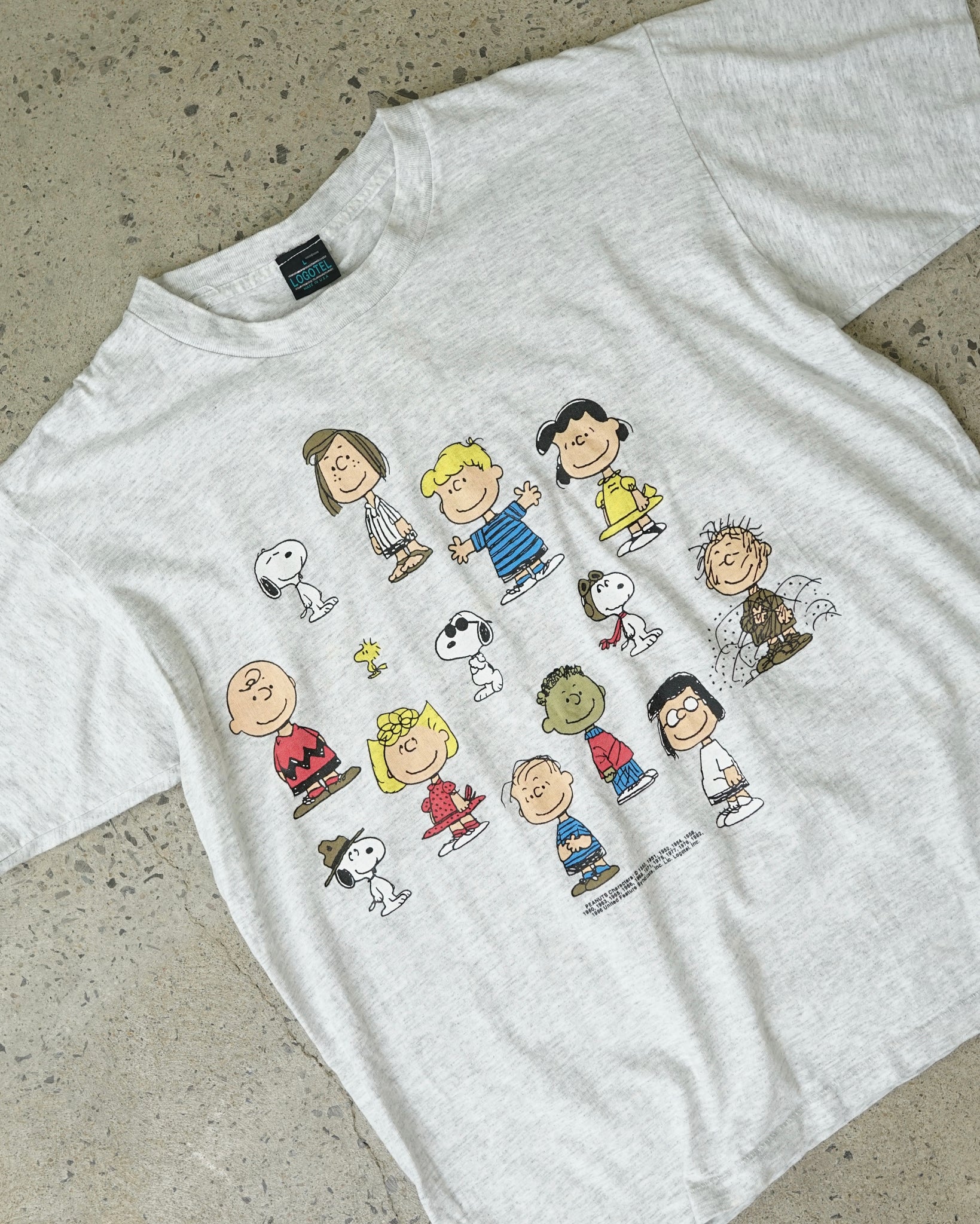 peanuts 1986 t-shirt