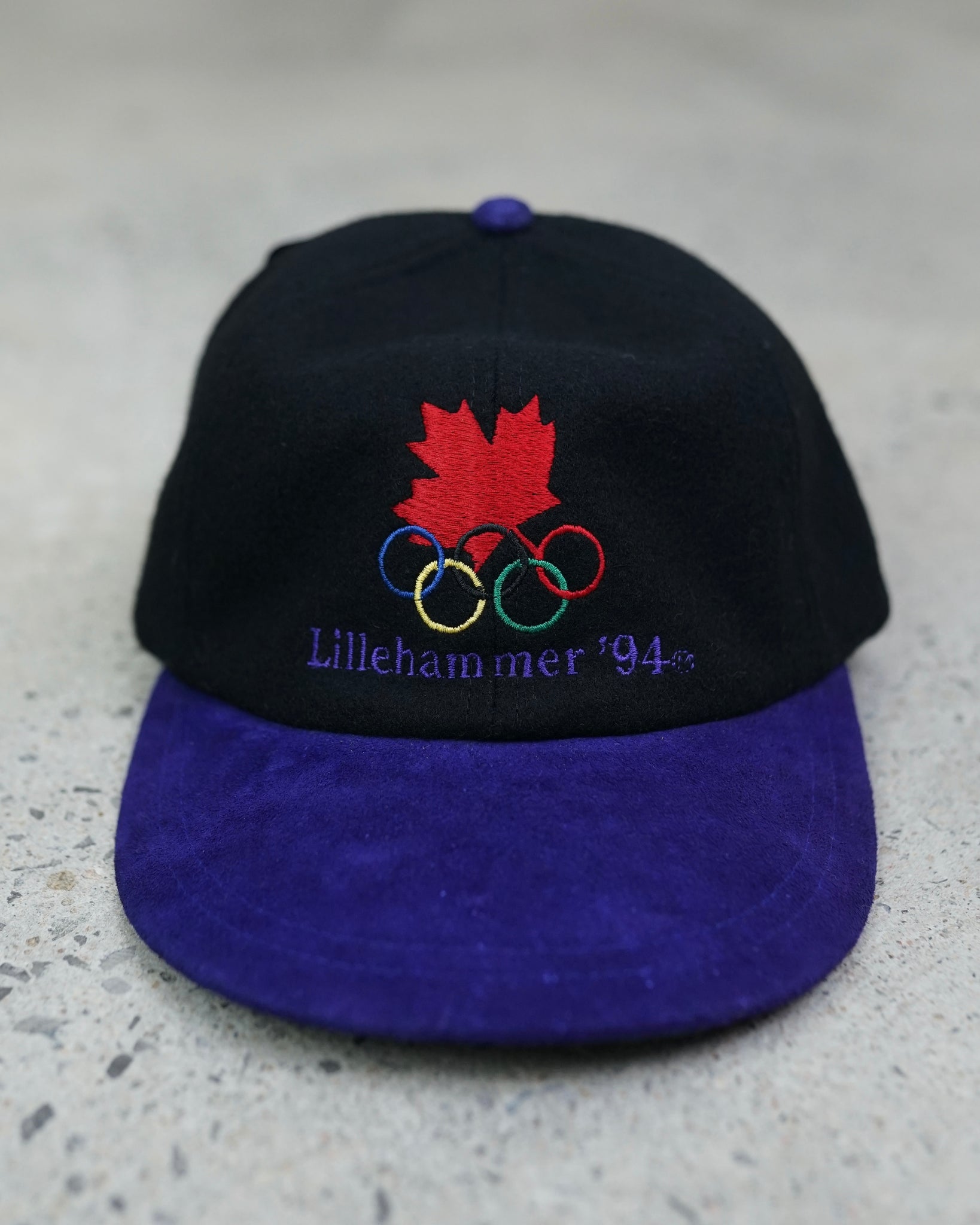 lillehammer norway 1994 olympics canada strapback hat