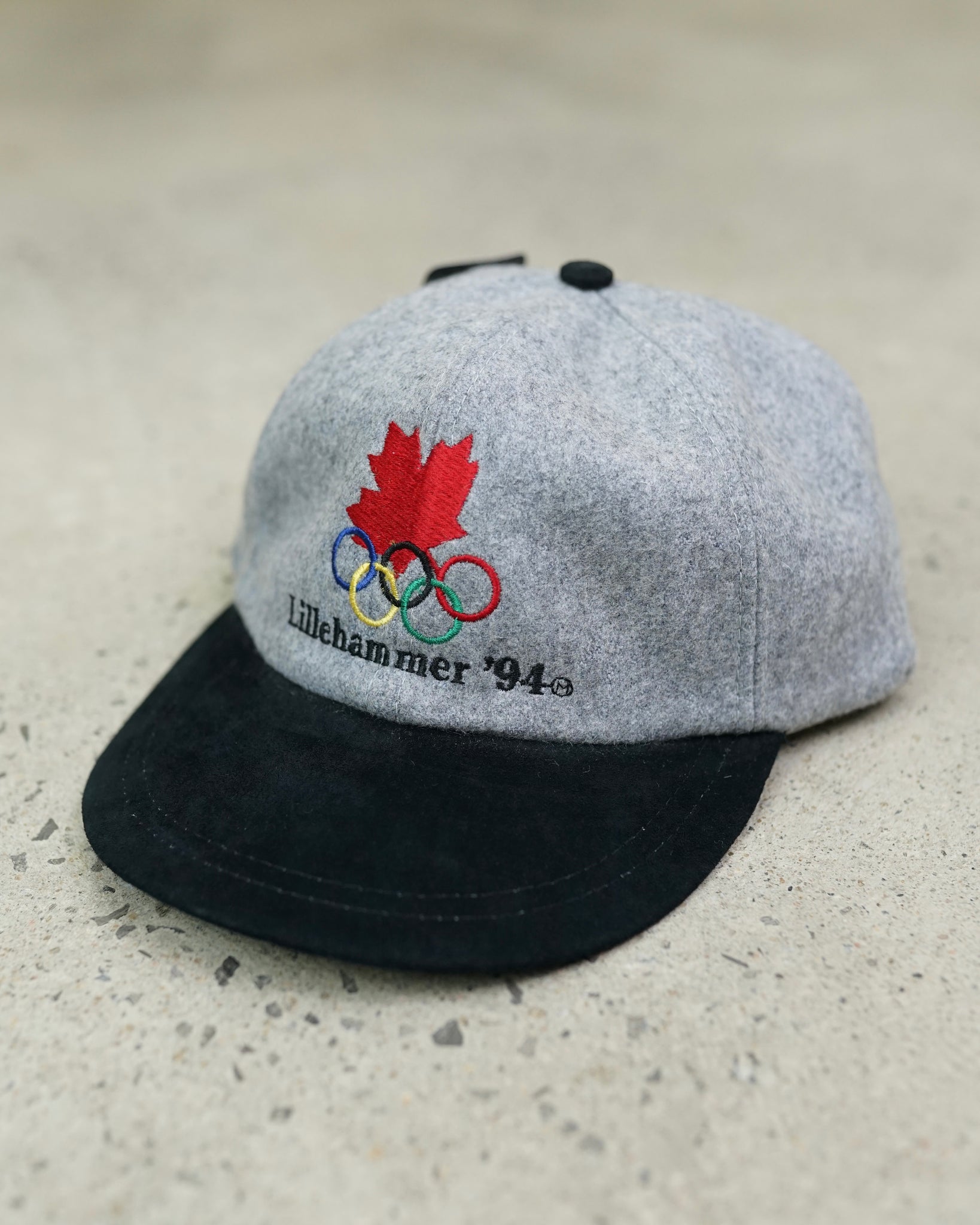 lillehammer norway 1994 olympics canada strapback hat