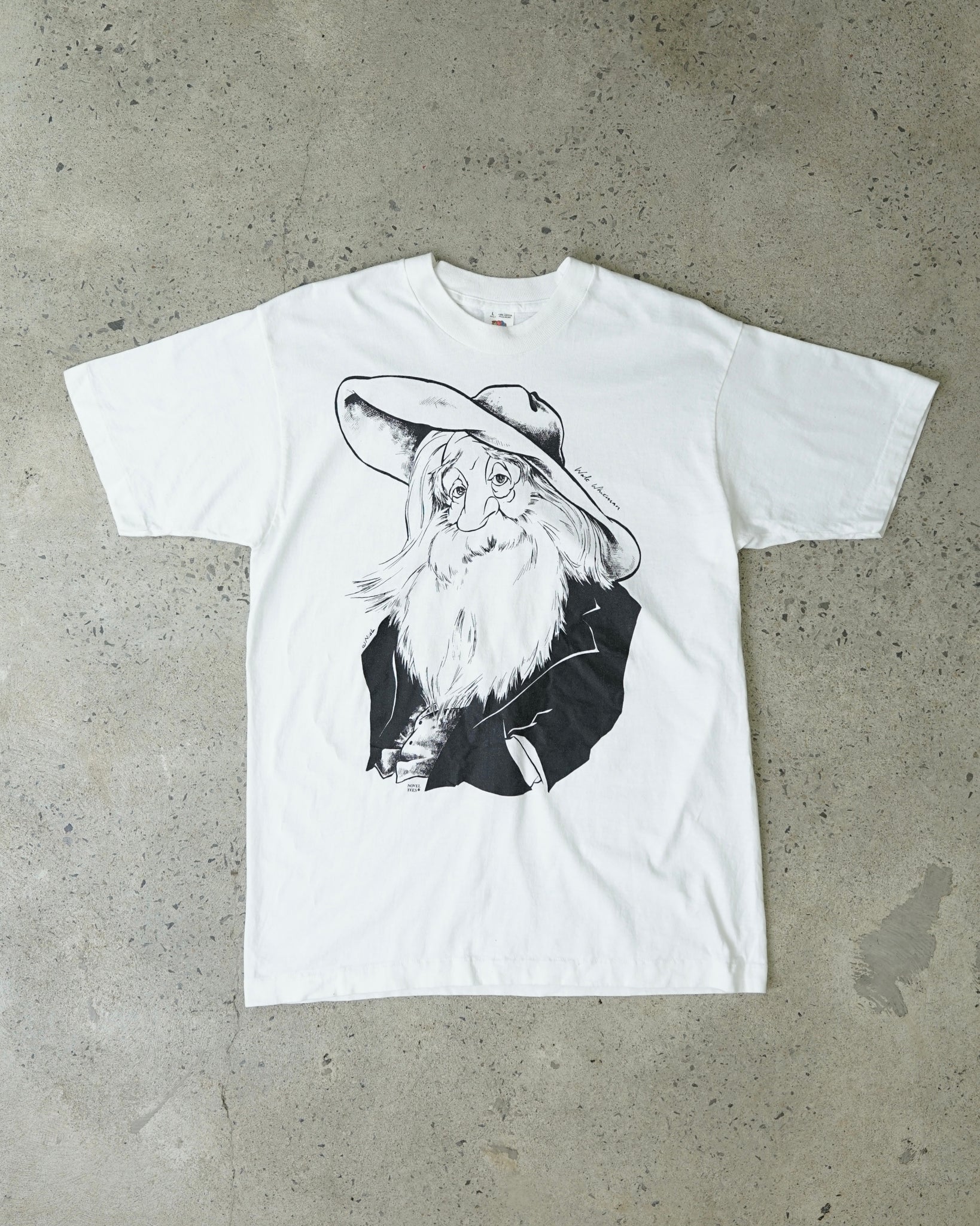 walt whitman poet t-shirt
