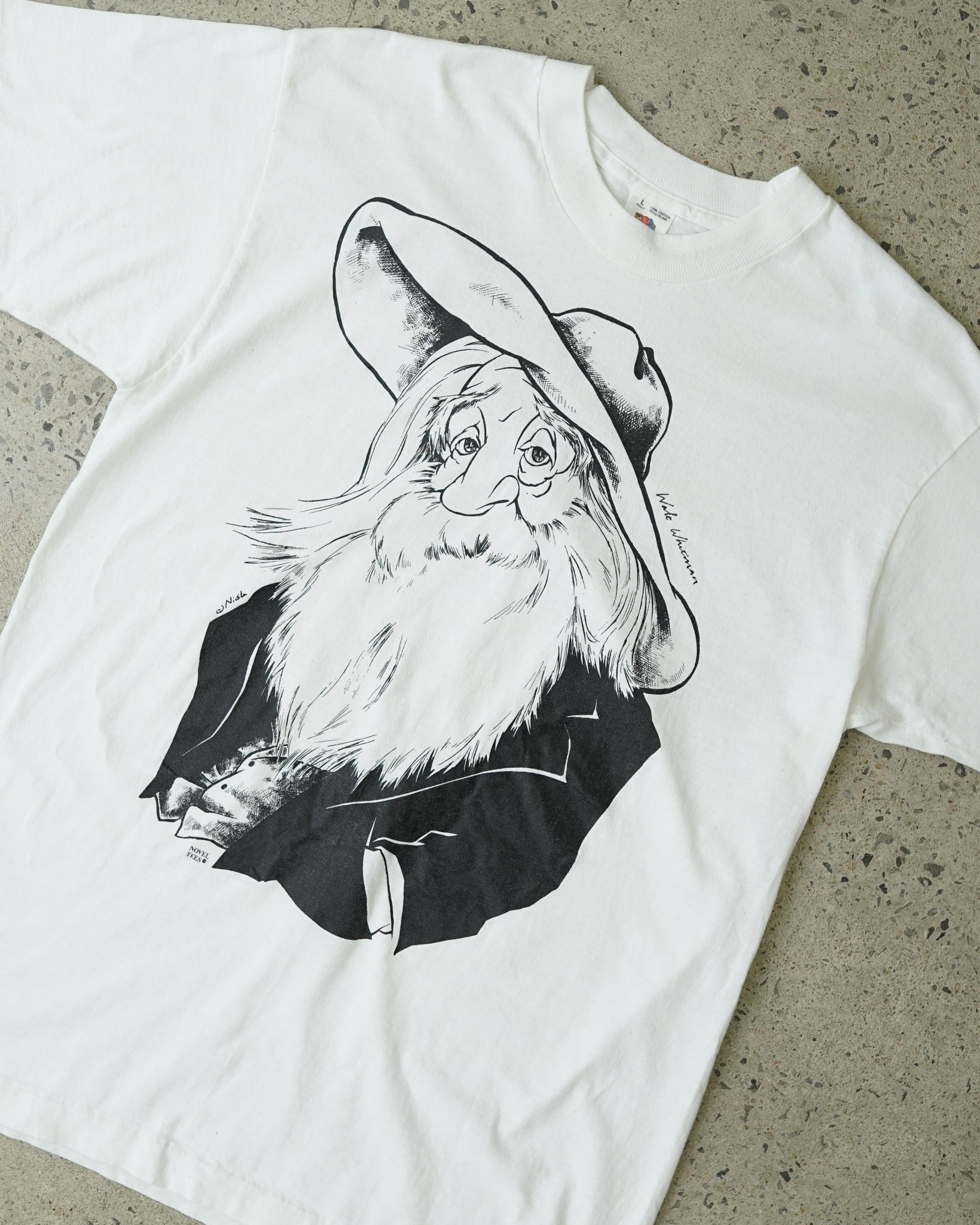 walt whitman poet t-shirt