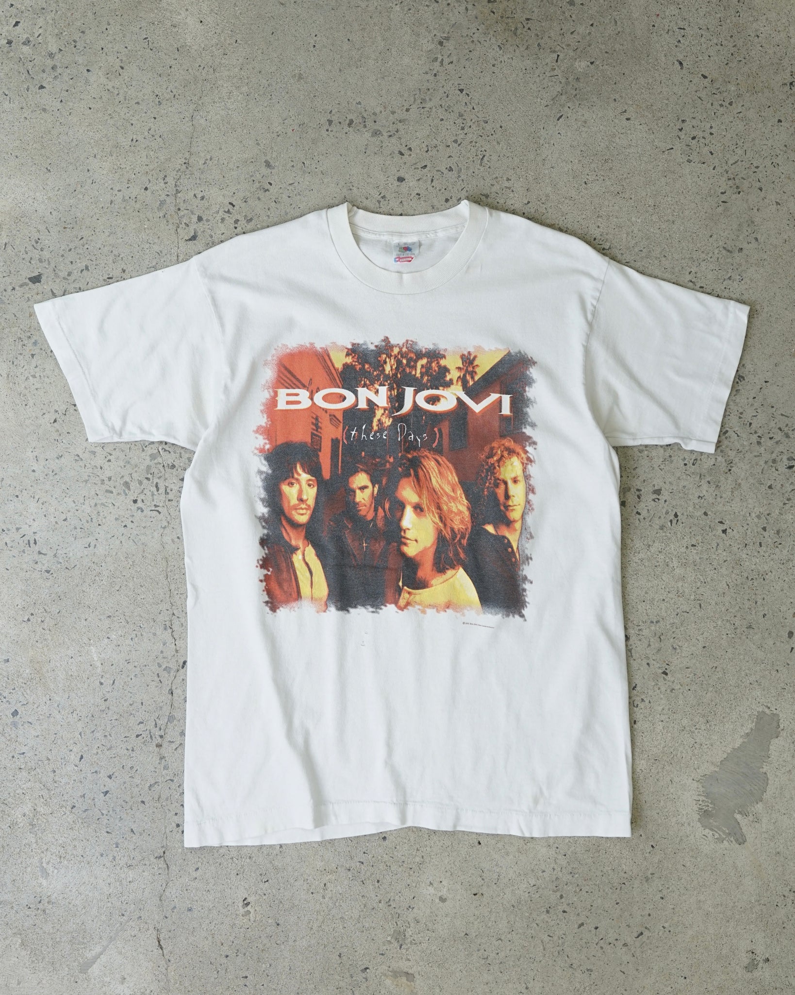 bon jovi these days japan tour 1995 t-shirt