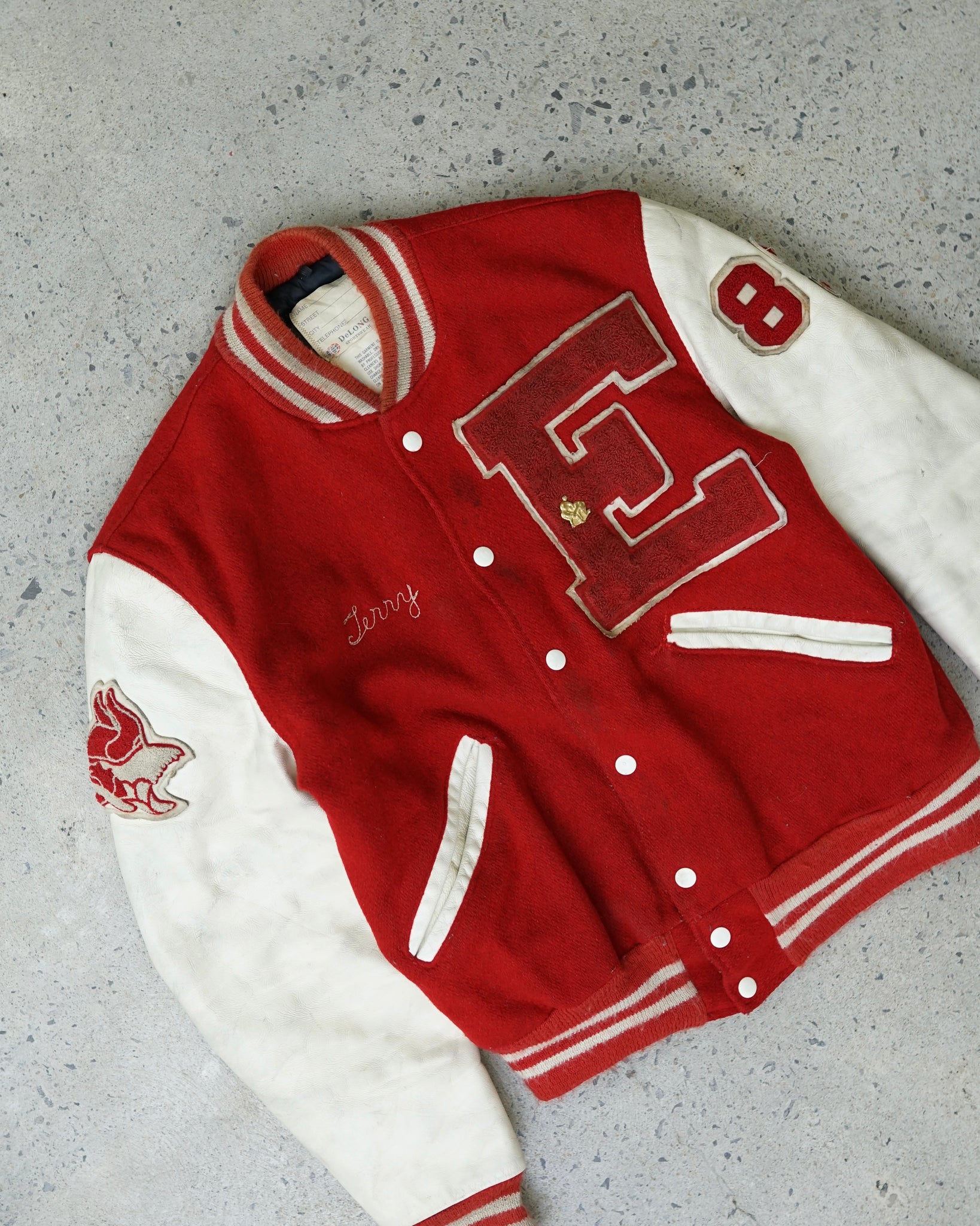 everett vikings 80’s varsity jacket