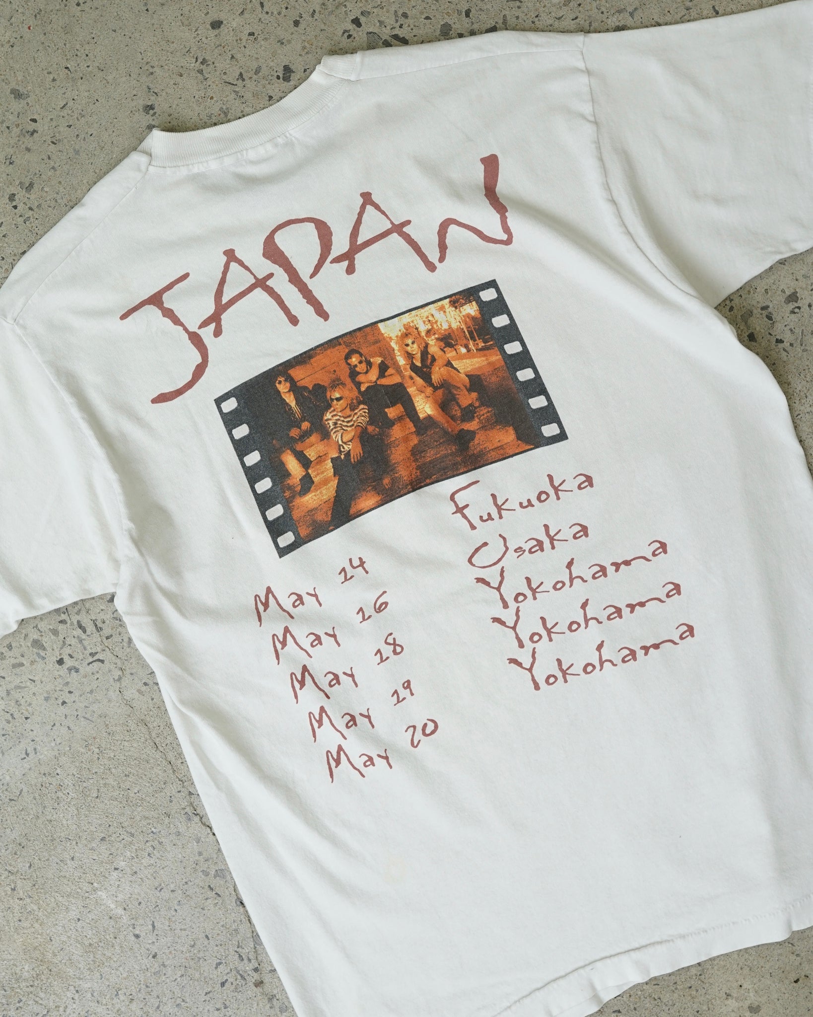 bon jovi these days japan tour 1995 t-shirt
