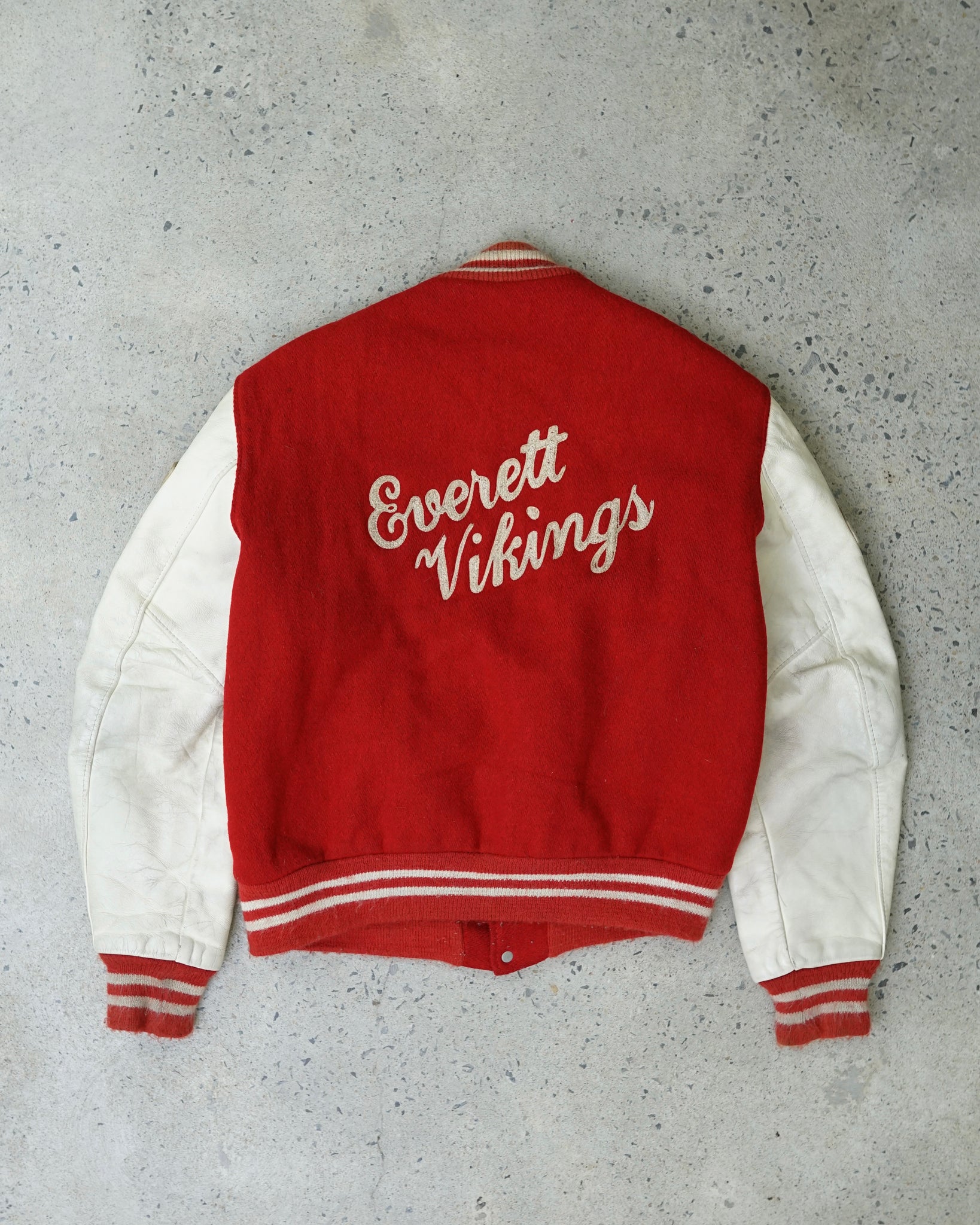 everett vikings 80’s varsity jacket