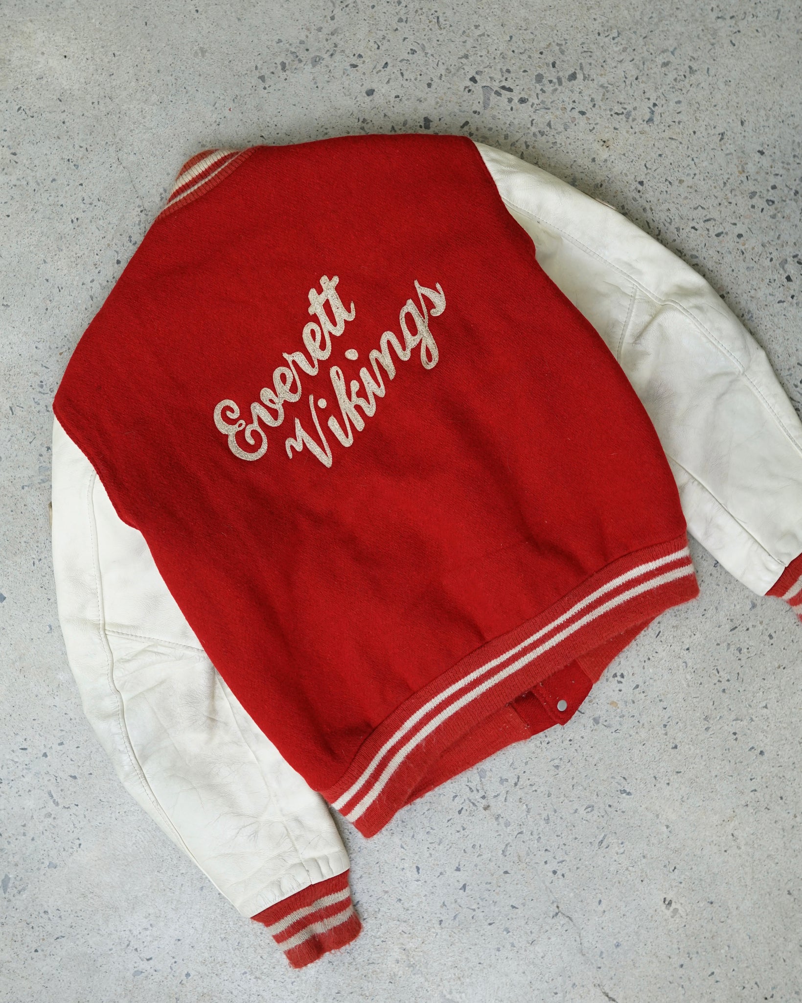 everett vikings 80’s varsity jacket