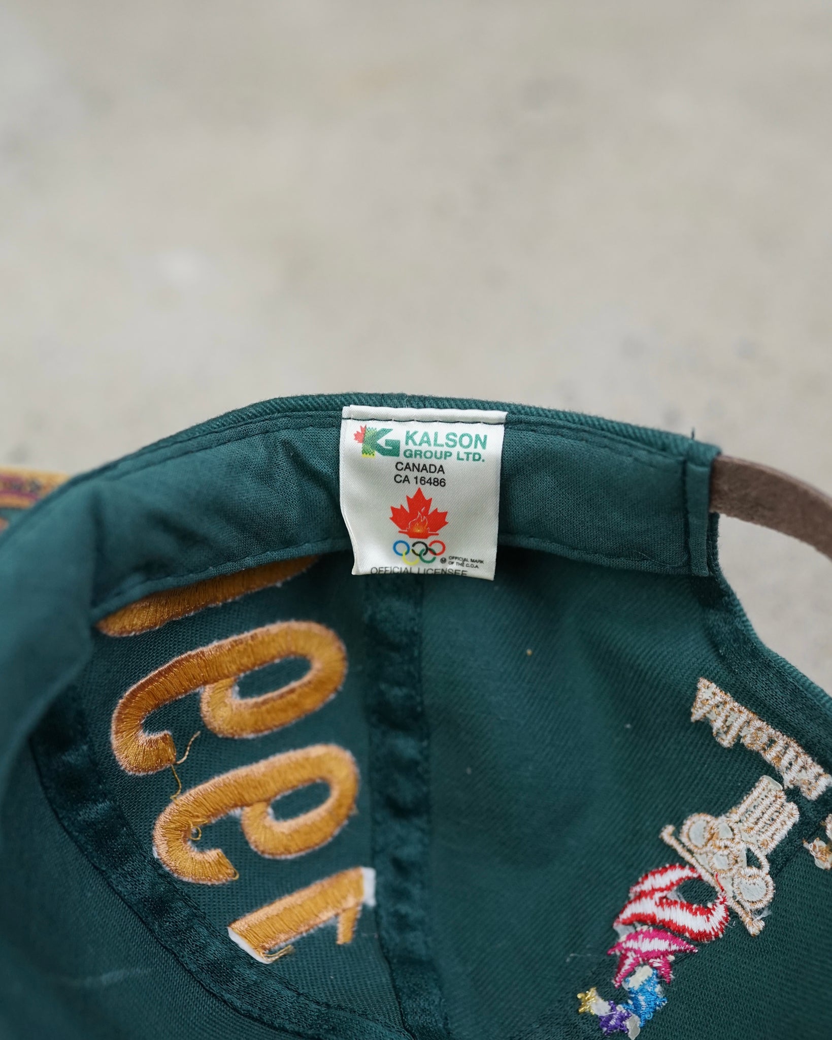 atlanta 1996 olympics strapback hat