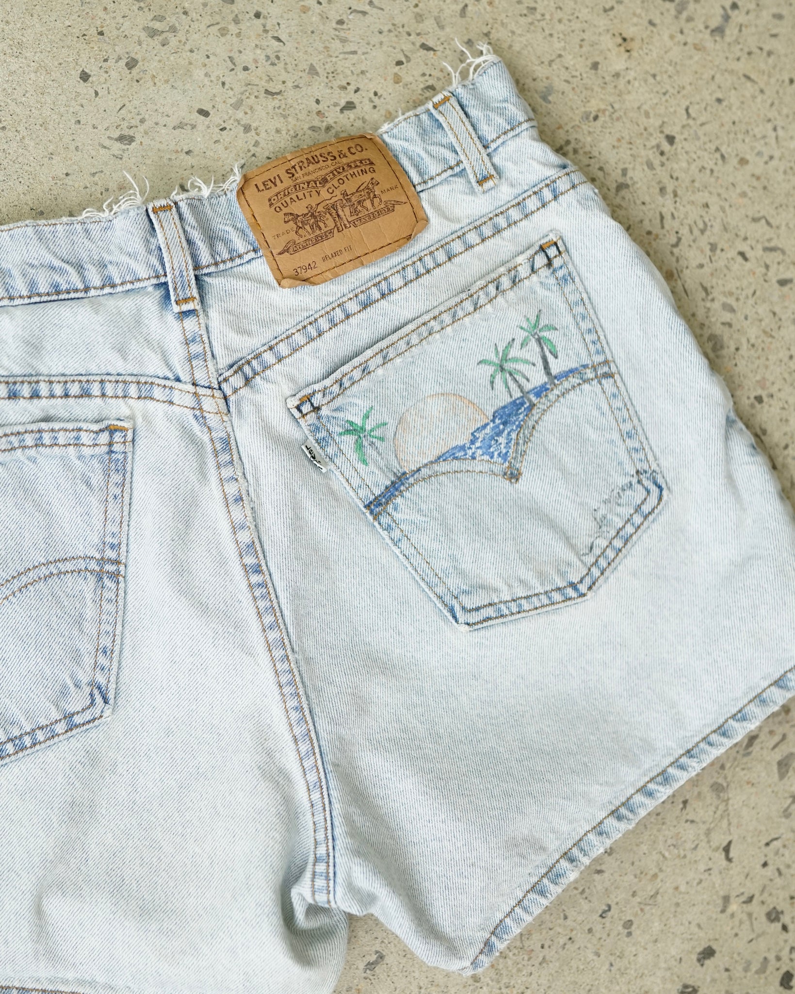 levi's custom beach shorts