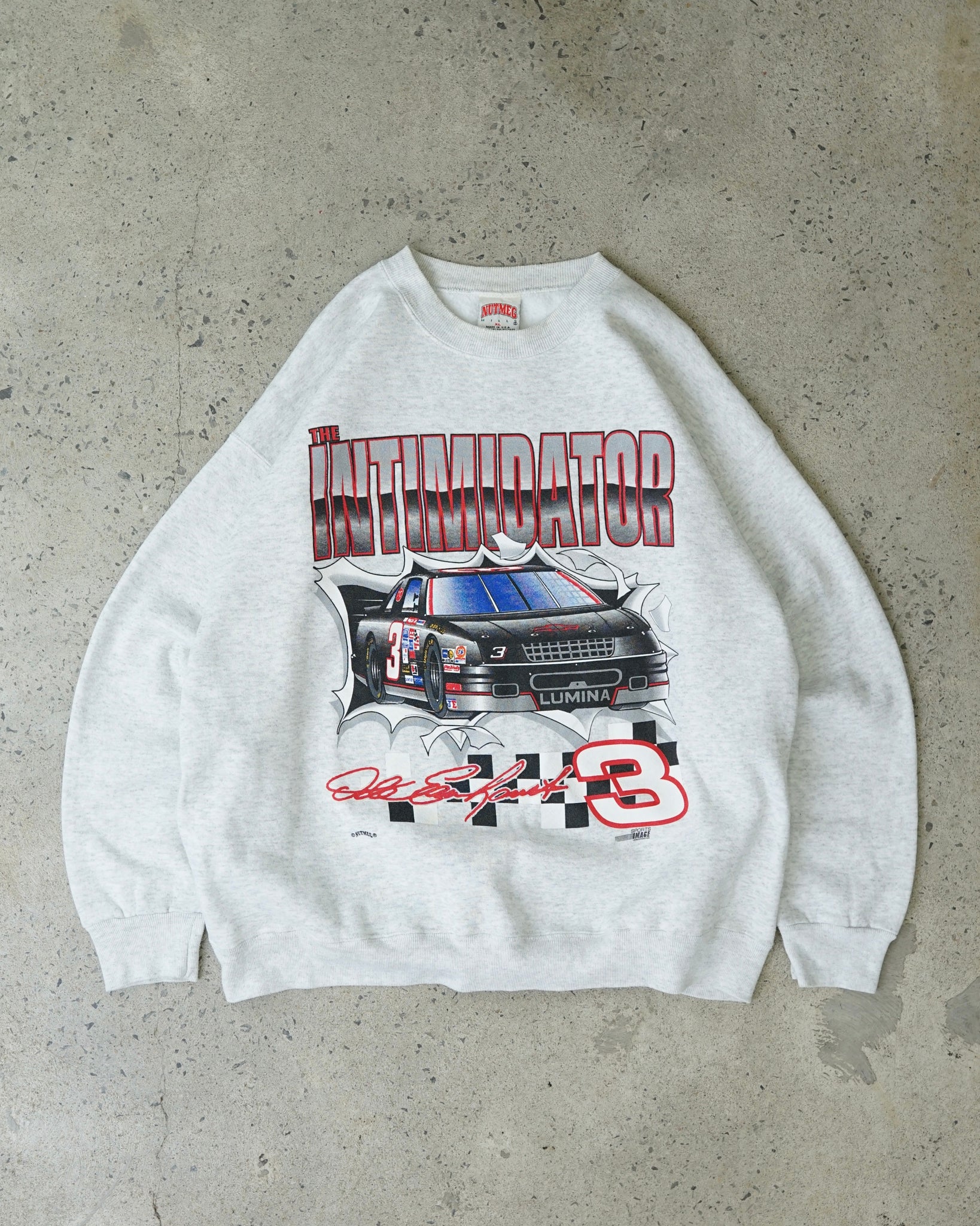 the intimidator dale earnhardt nascar nutmeg crewneck