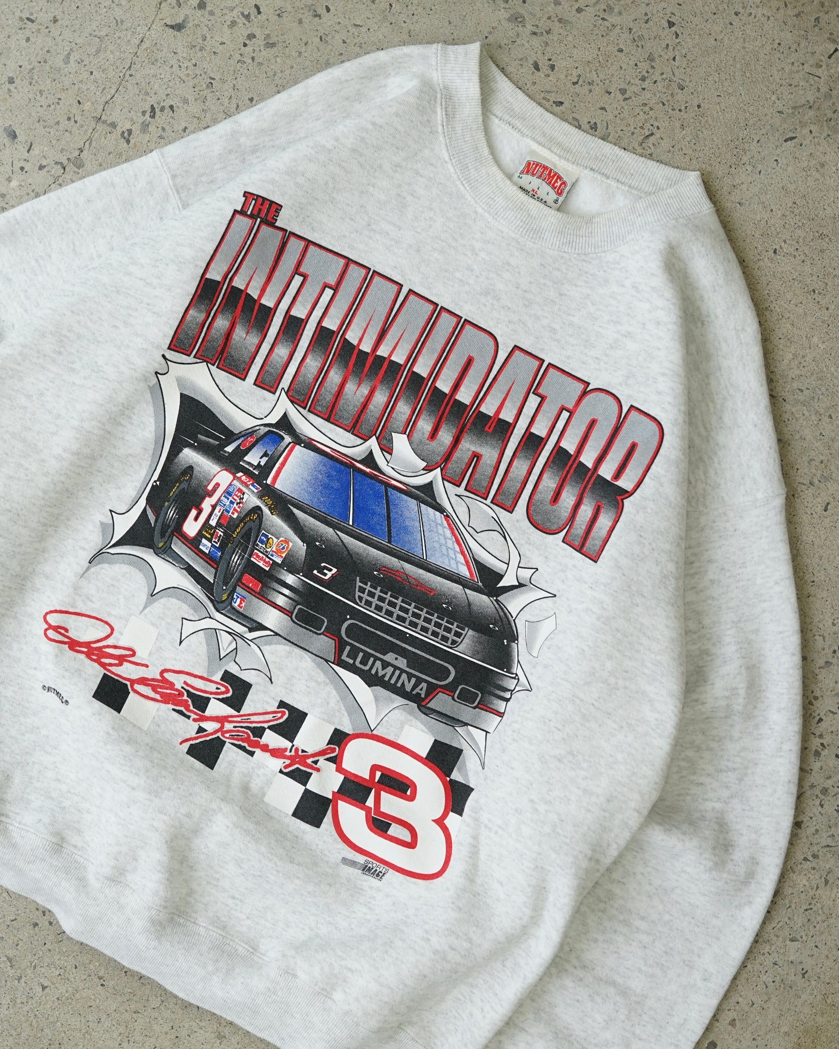 the intimidator dale earnhardt nascar nutmeg crewneck