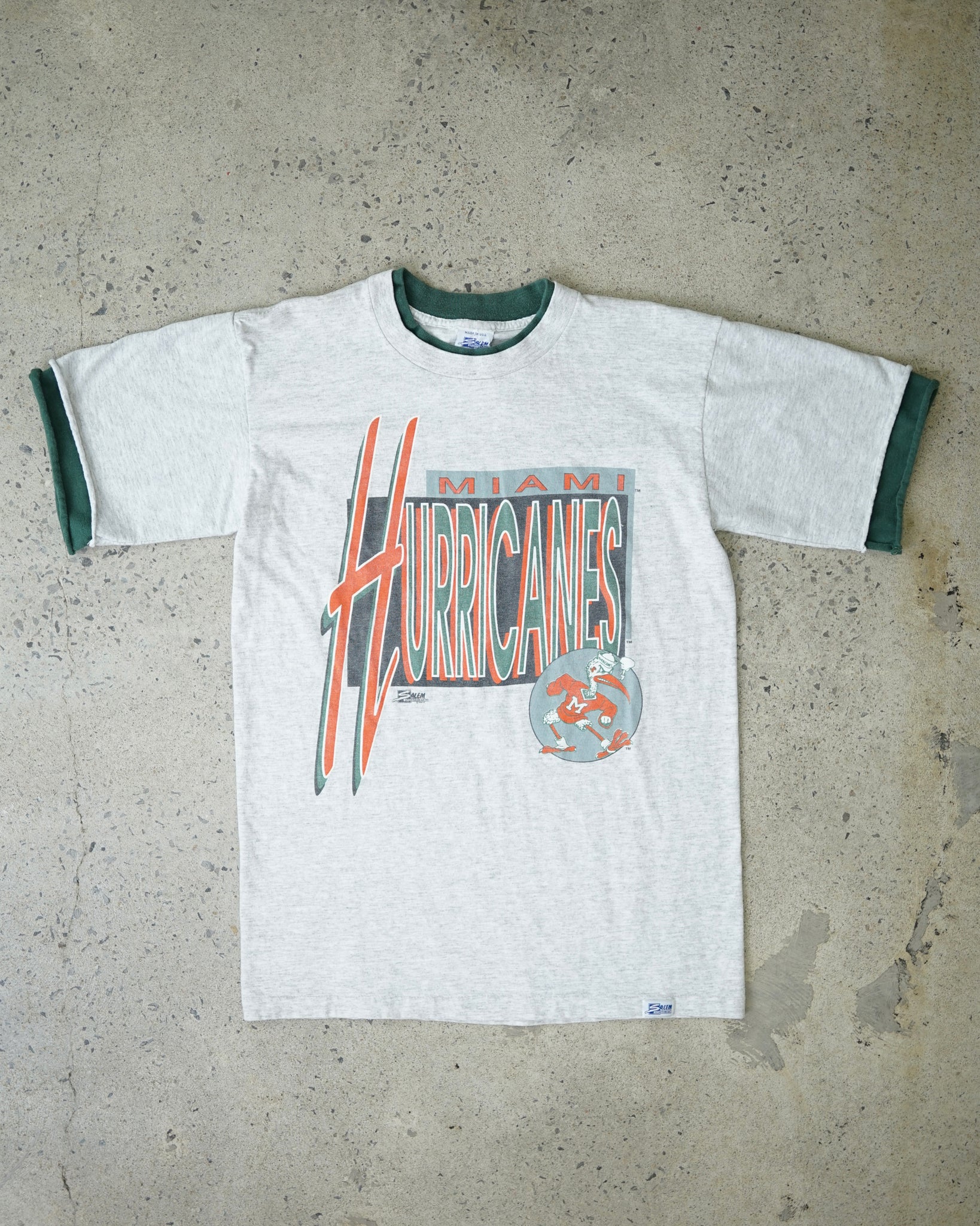 miami hurricanes 1992 t-shirt