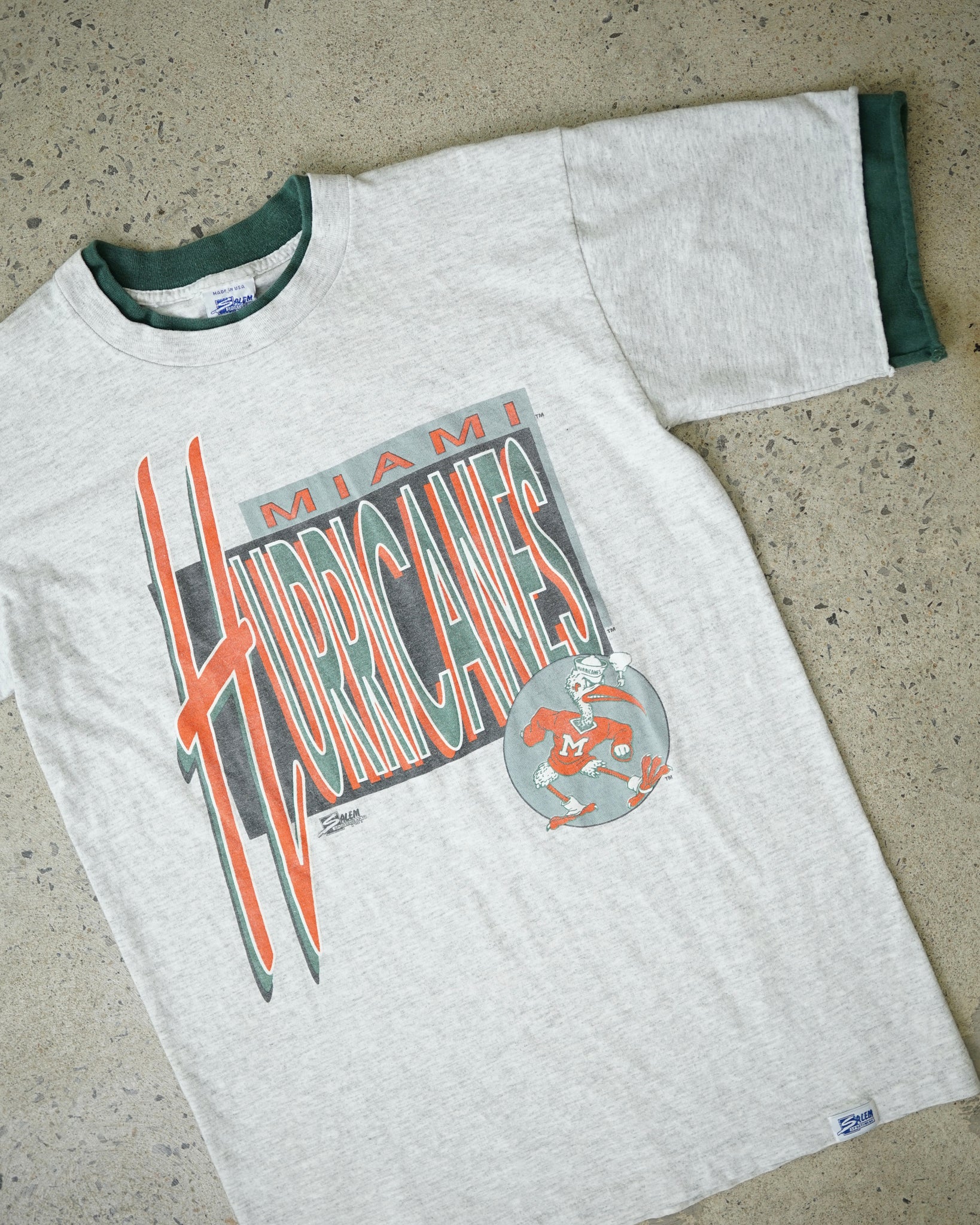 miami hurricanes 1992 t-shirt