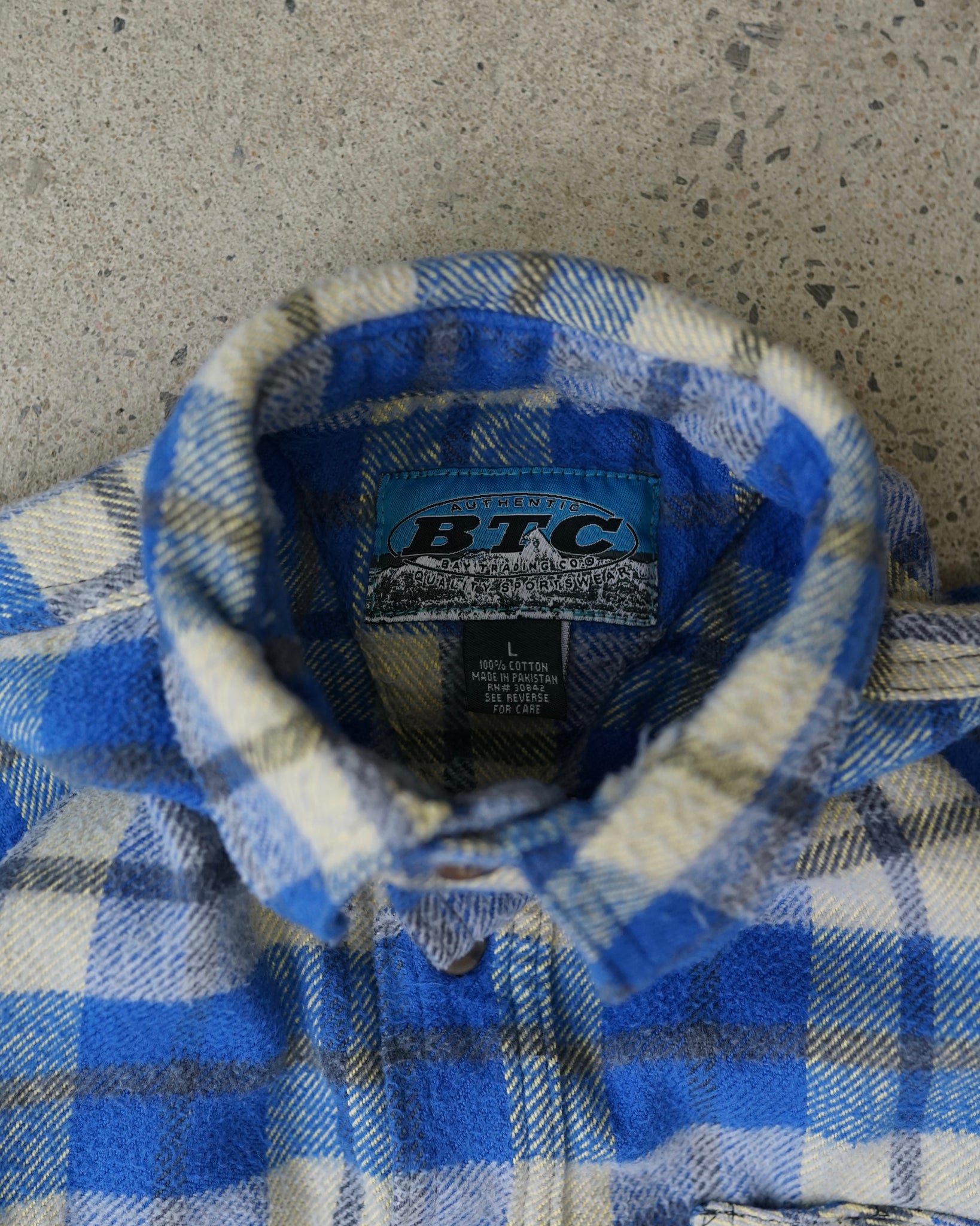 btc button-up flannel