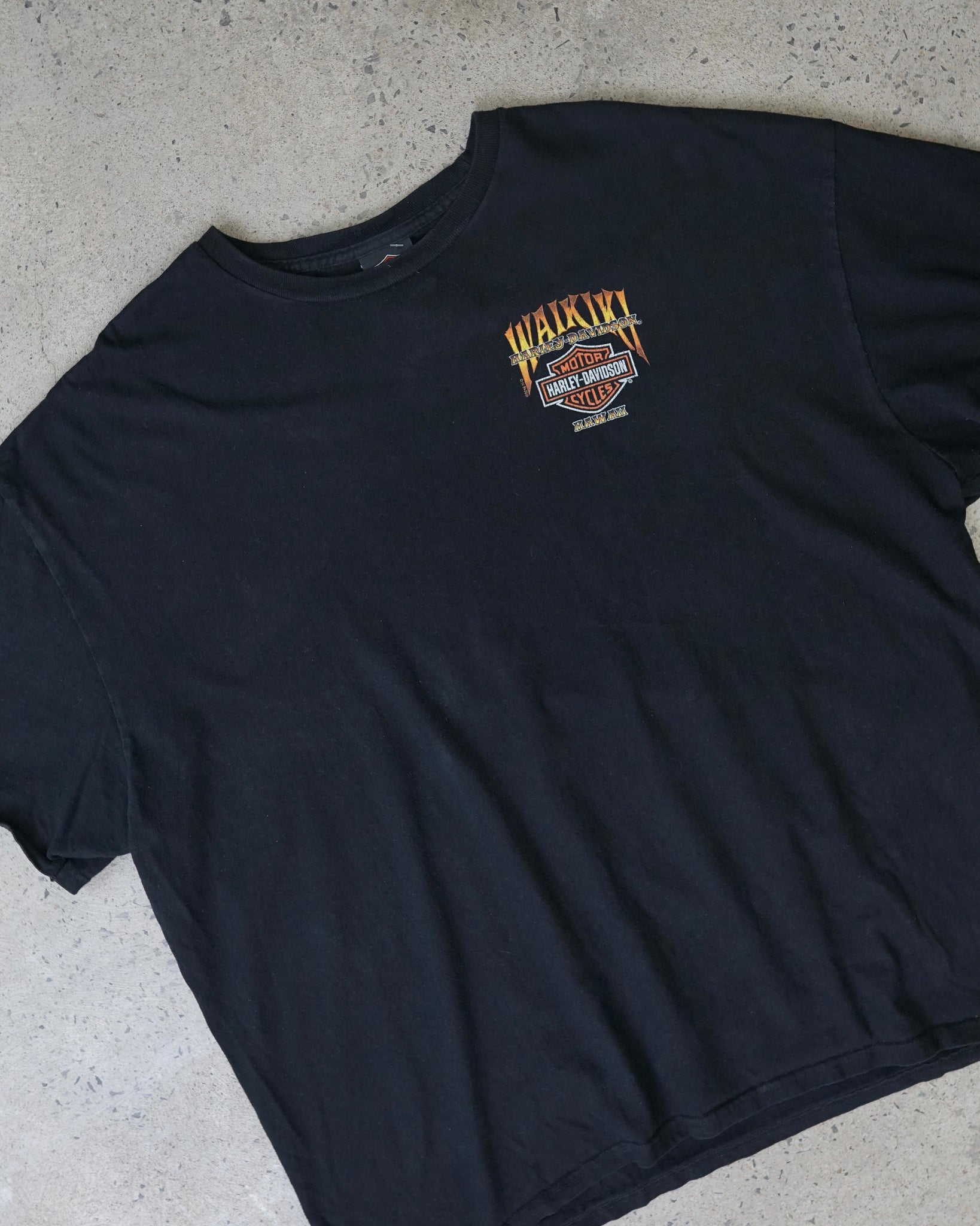harley davidson waikiki hawaii t-shirt