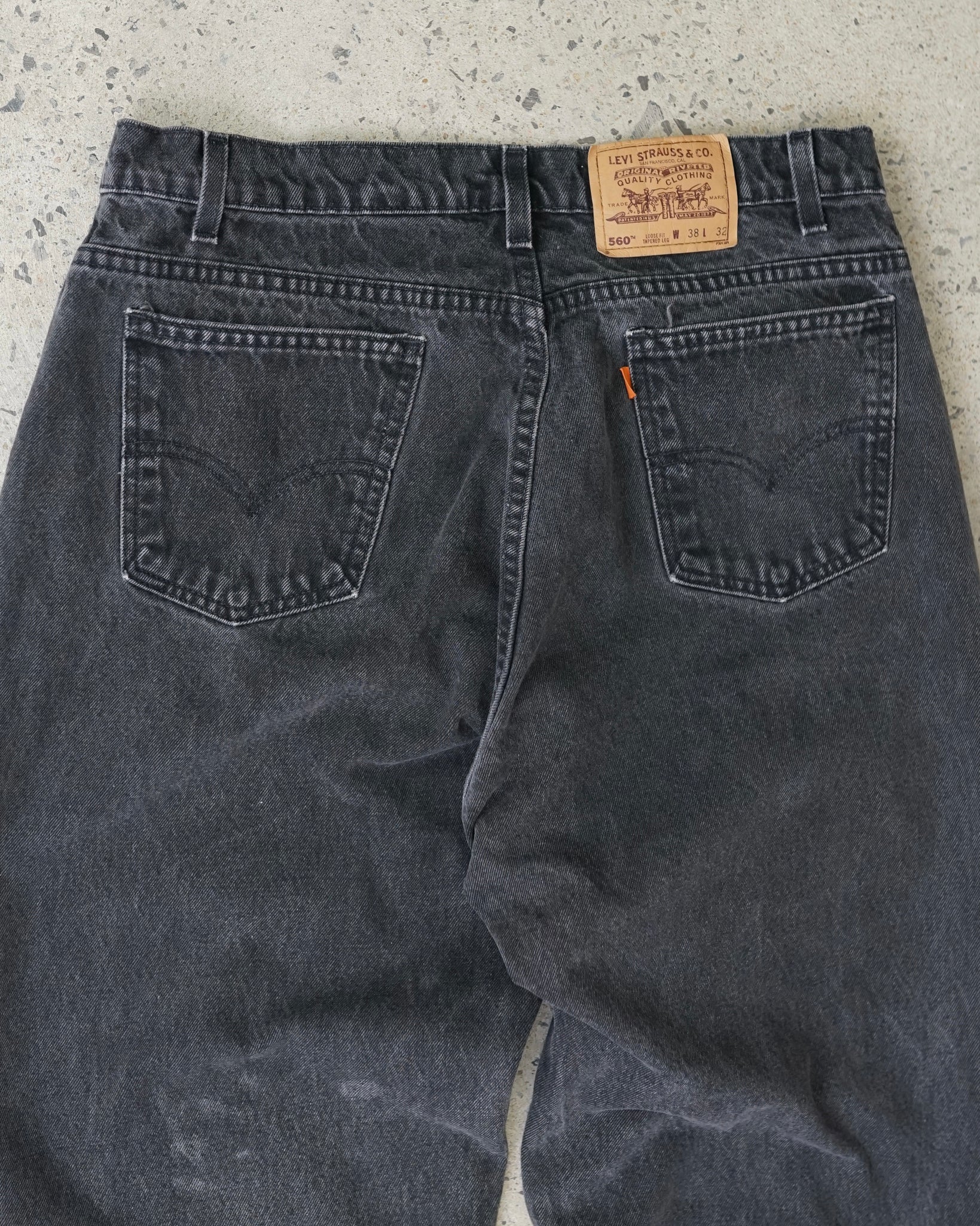 levi's 560 orange tab jeans