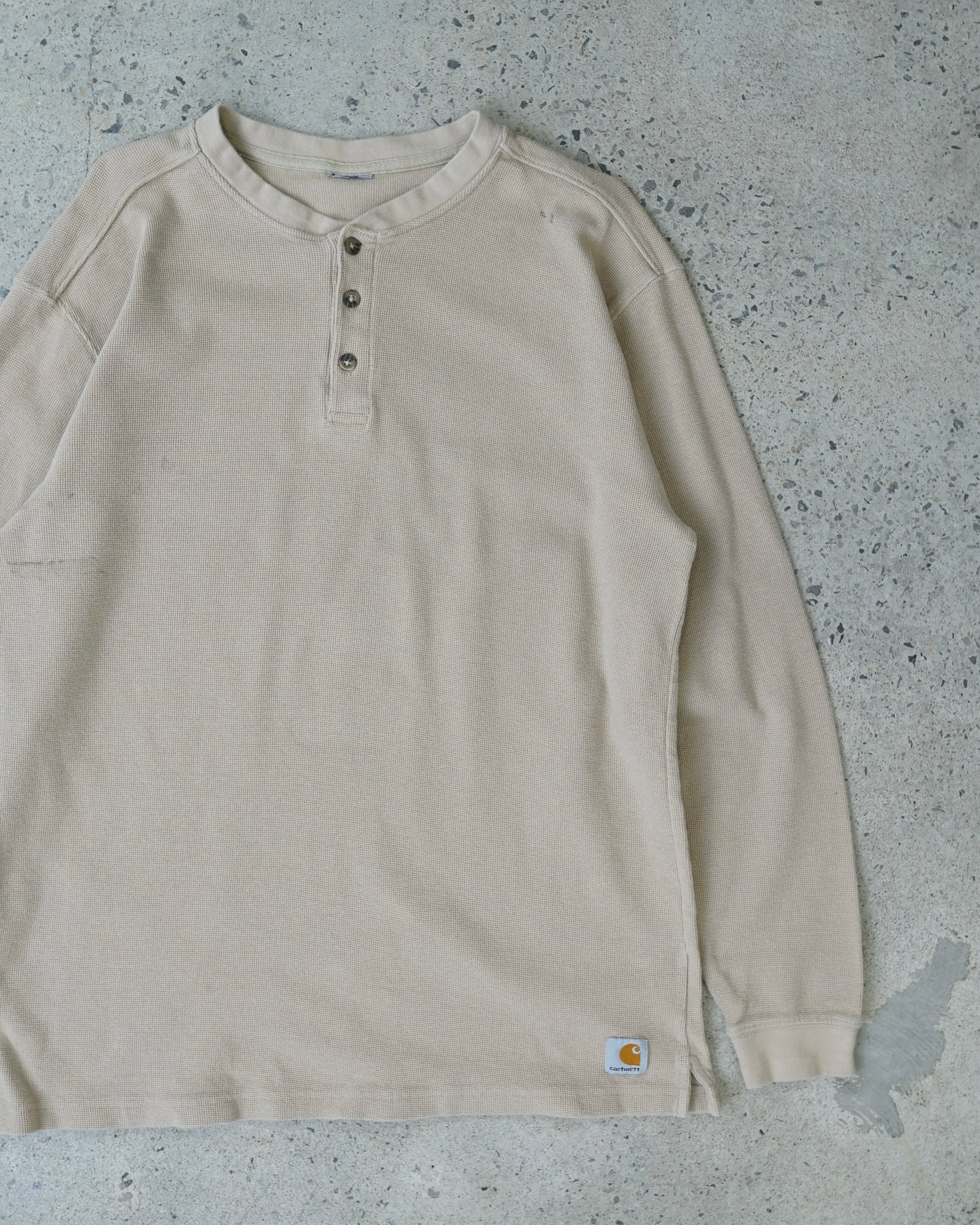 carhartt 1/4 button-up thermal shirt