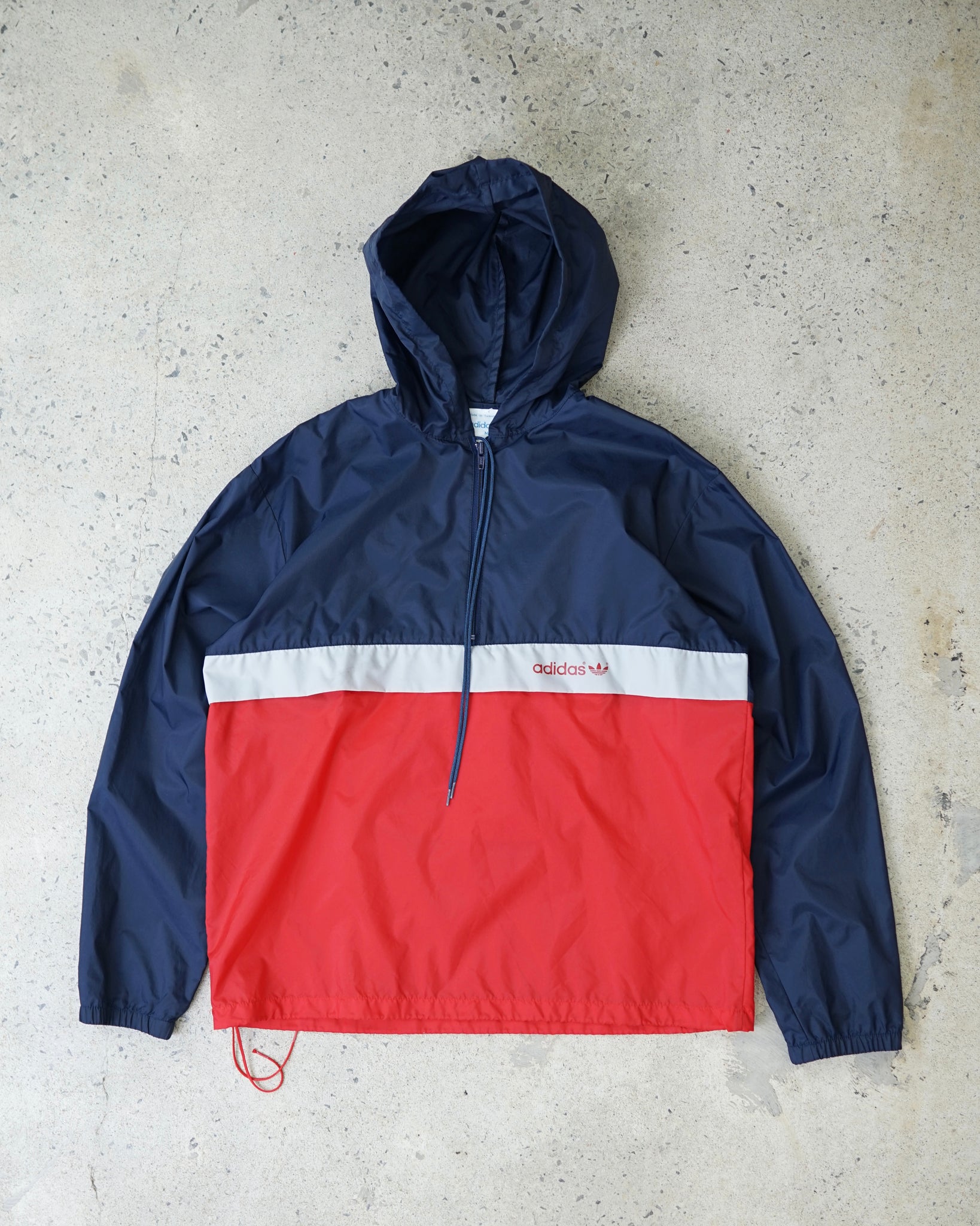 adidas 1/4 zip windbreaker - S/M