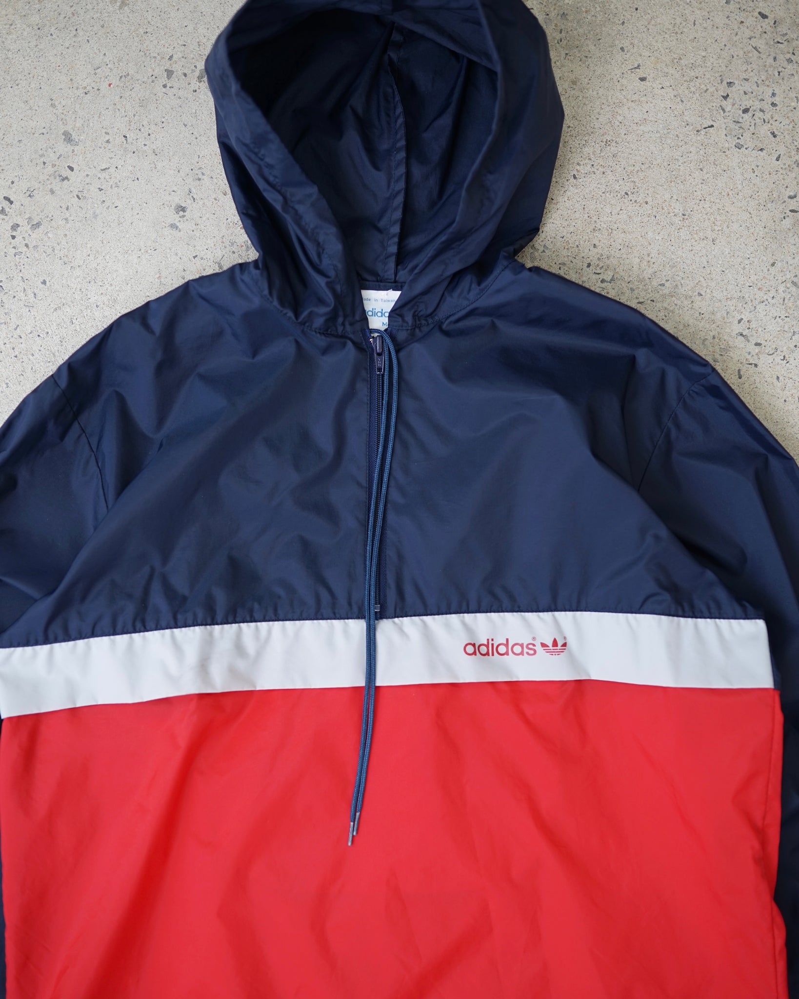 adidas 1/4 zip windbreaker