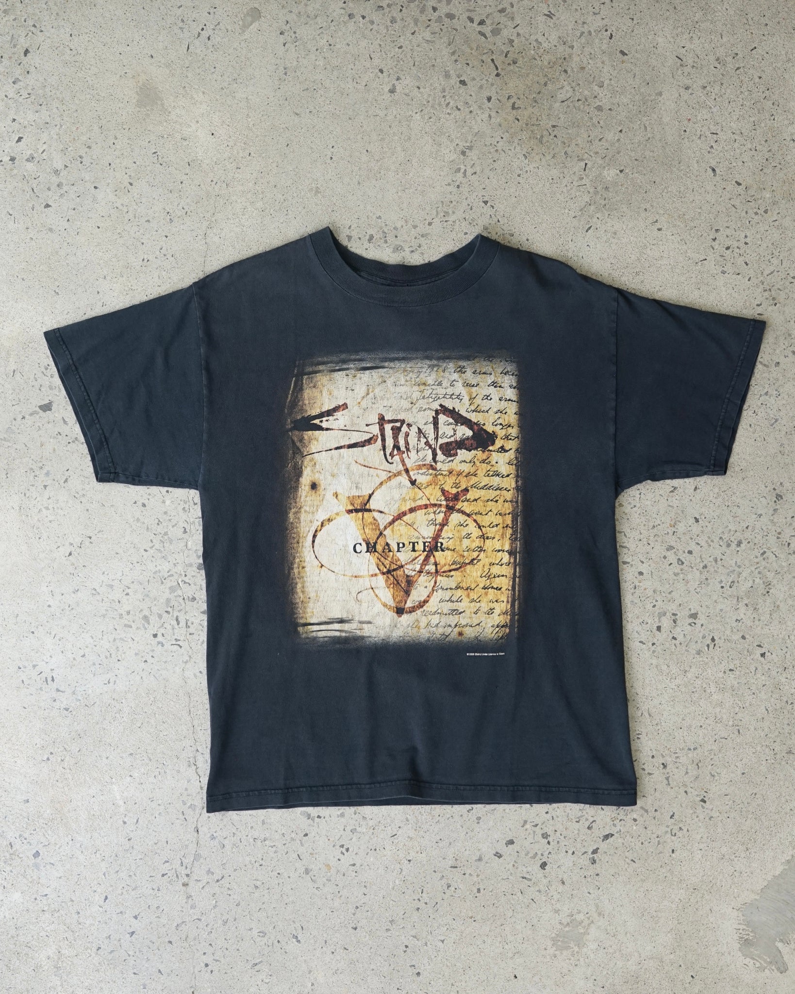 staind tour 2005 rock band t-shirt