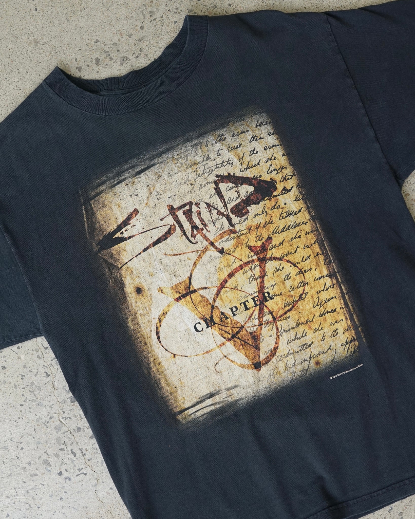 staind tour 2005 rock band t-shirt