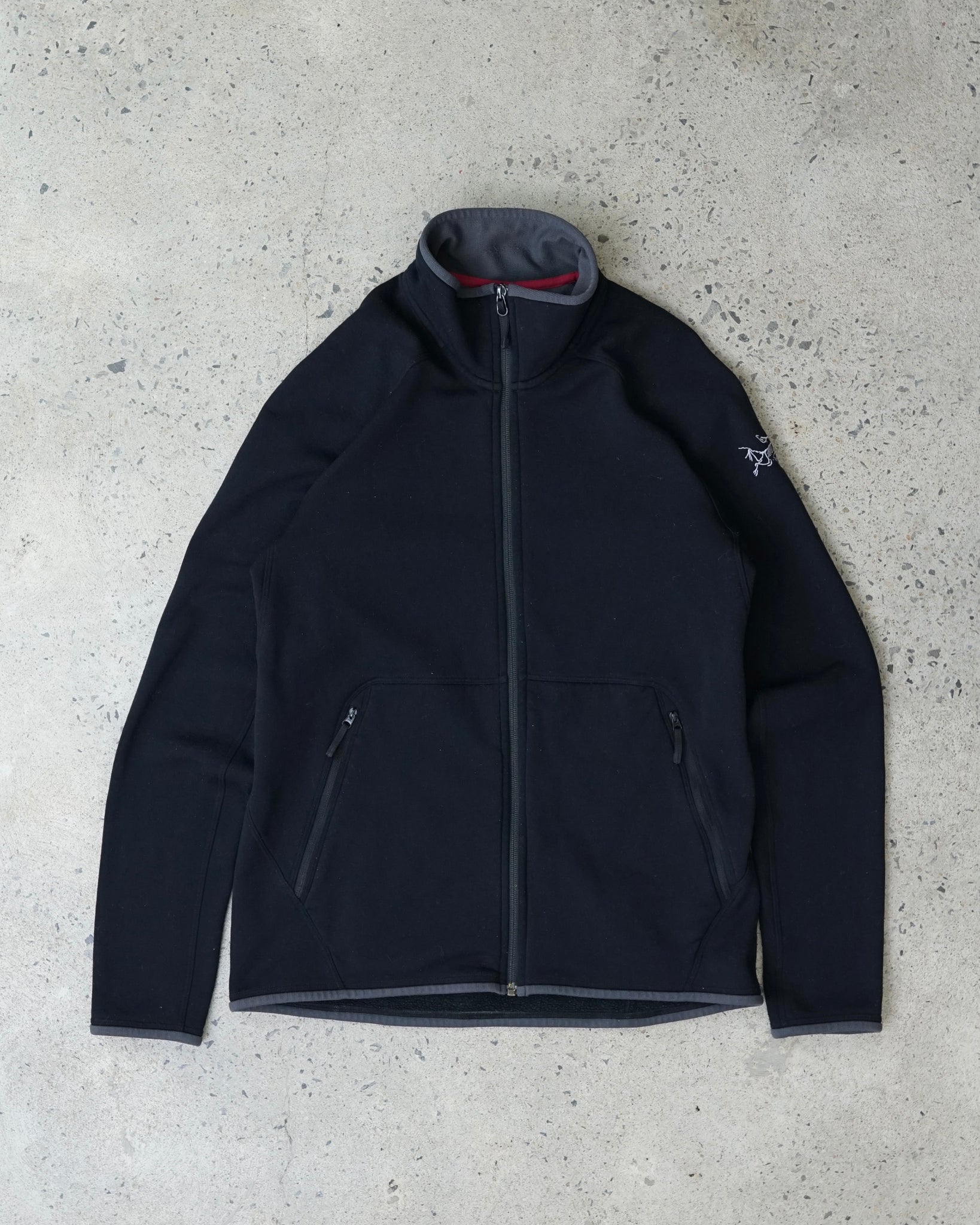 arc'teryx zip-up sweater