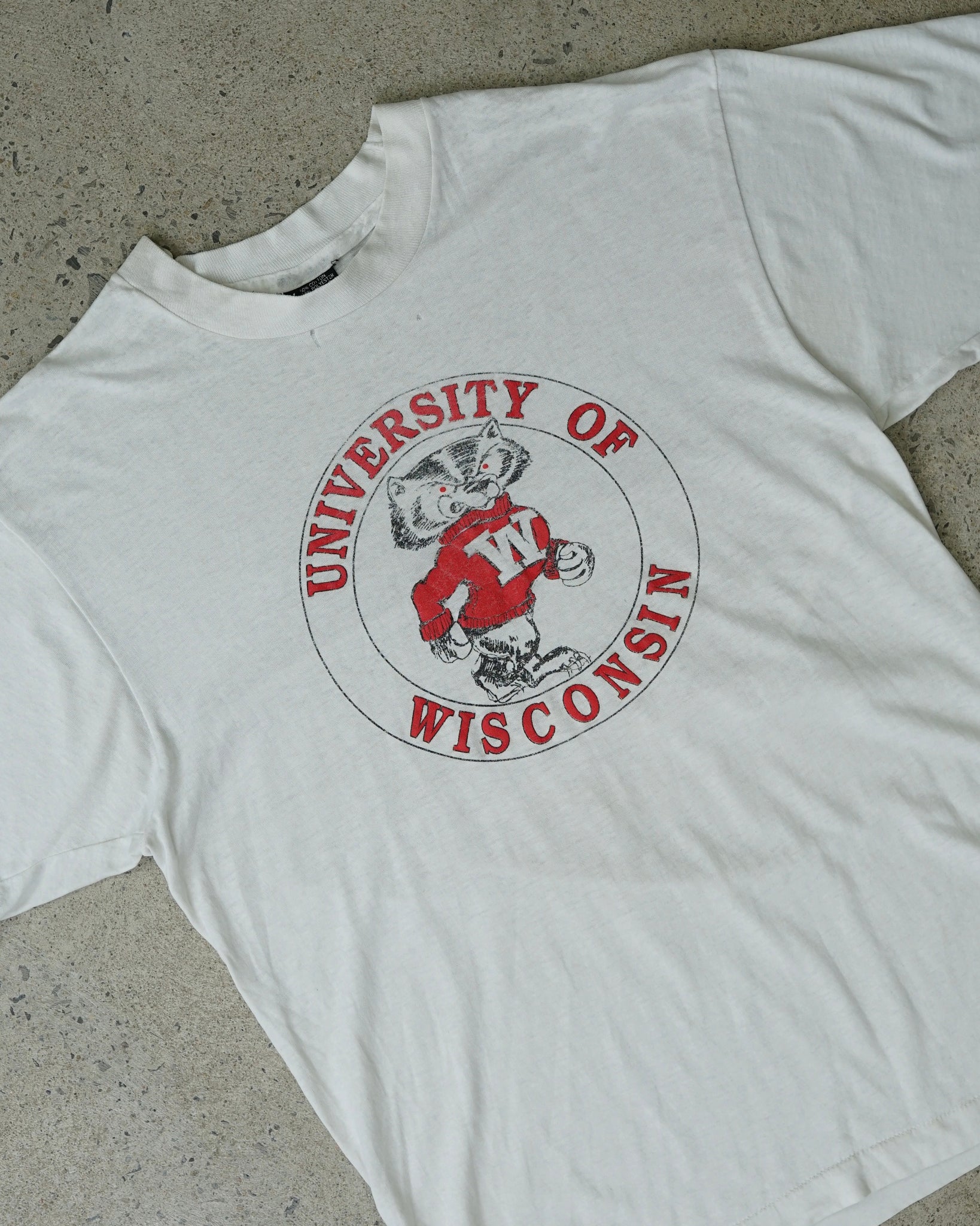 university of wisconsin vintage t-shirt