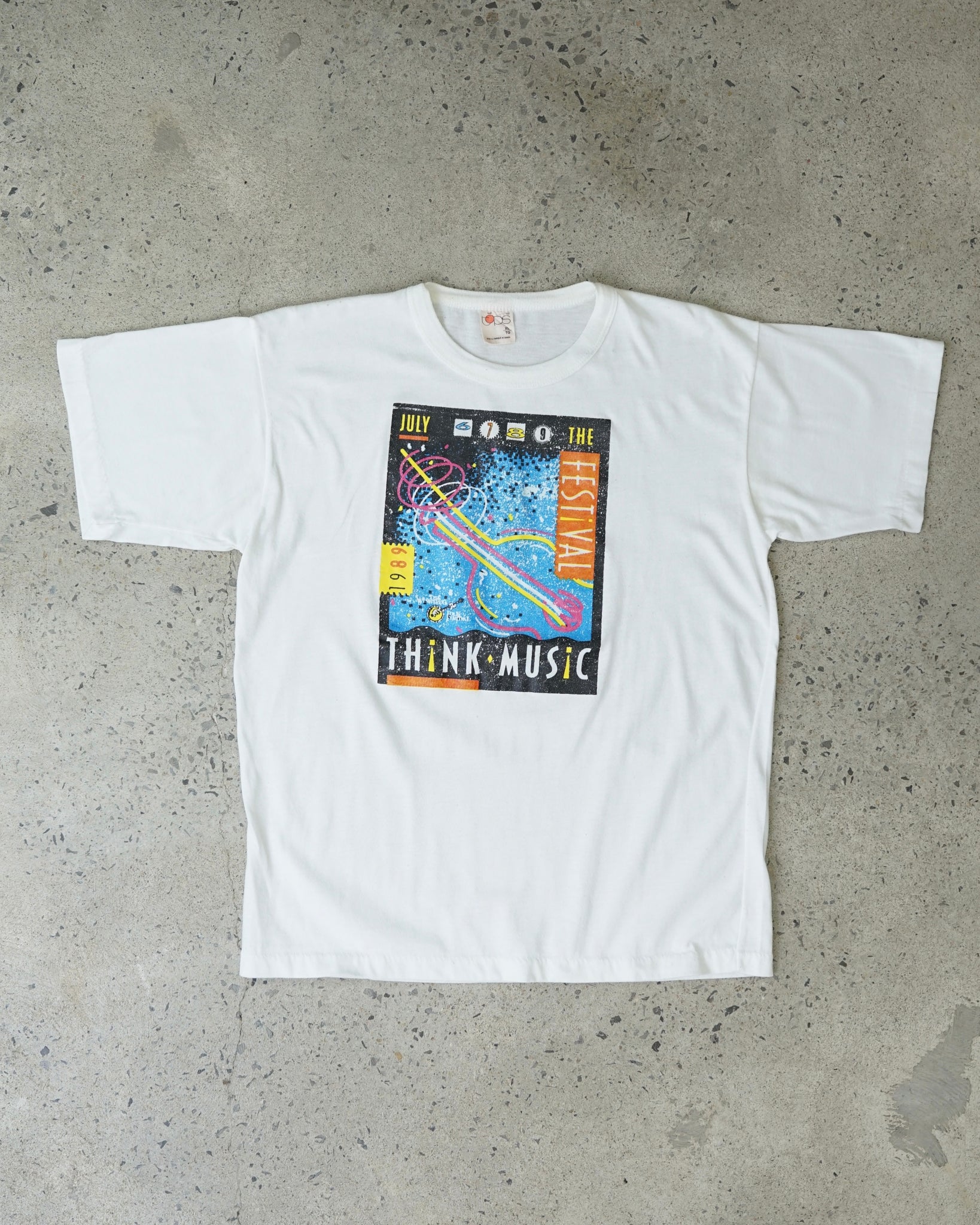 the think music festival 1989 t-shirt