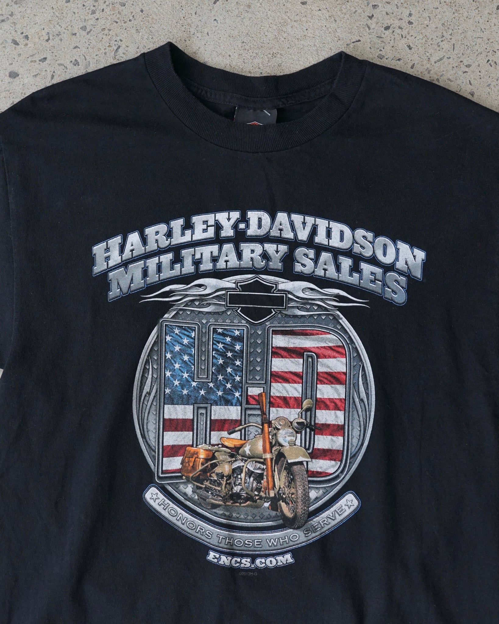 harley davidson military sales t-shirt