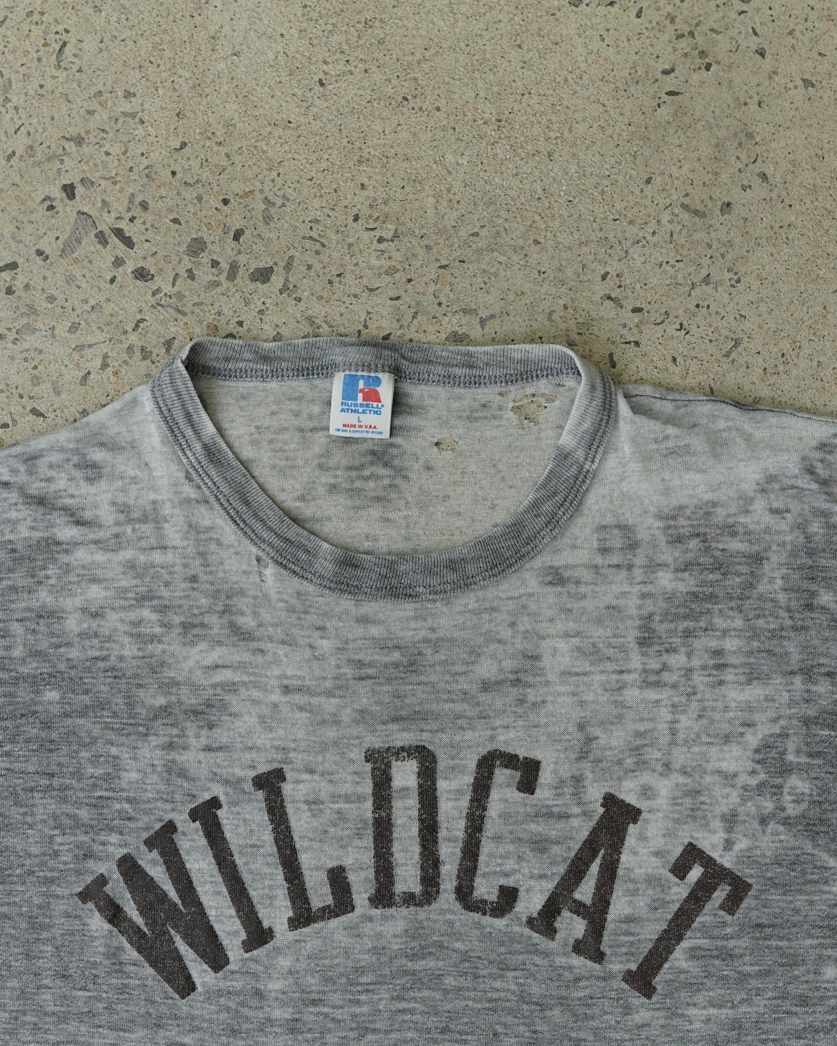 wildcat baseball russell athletic paper thin t-shirt