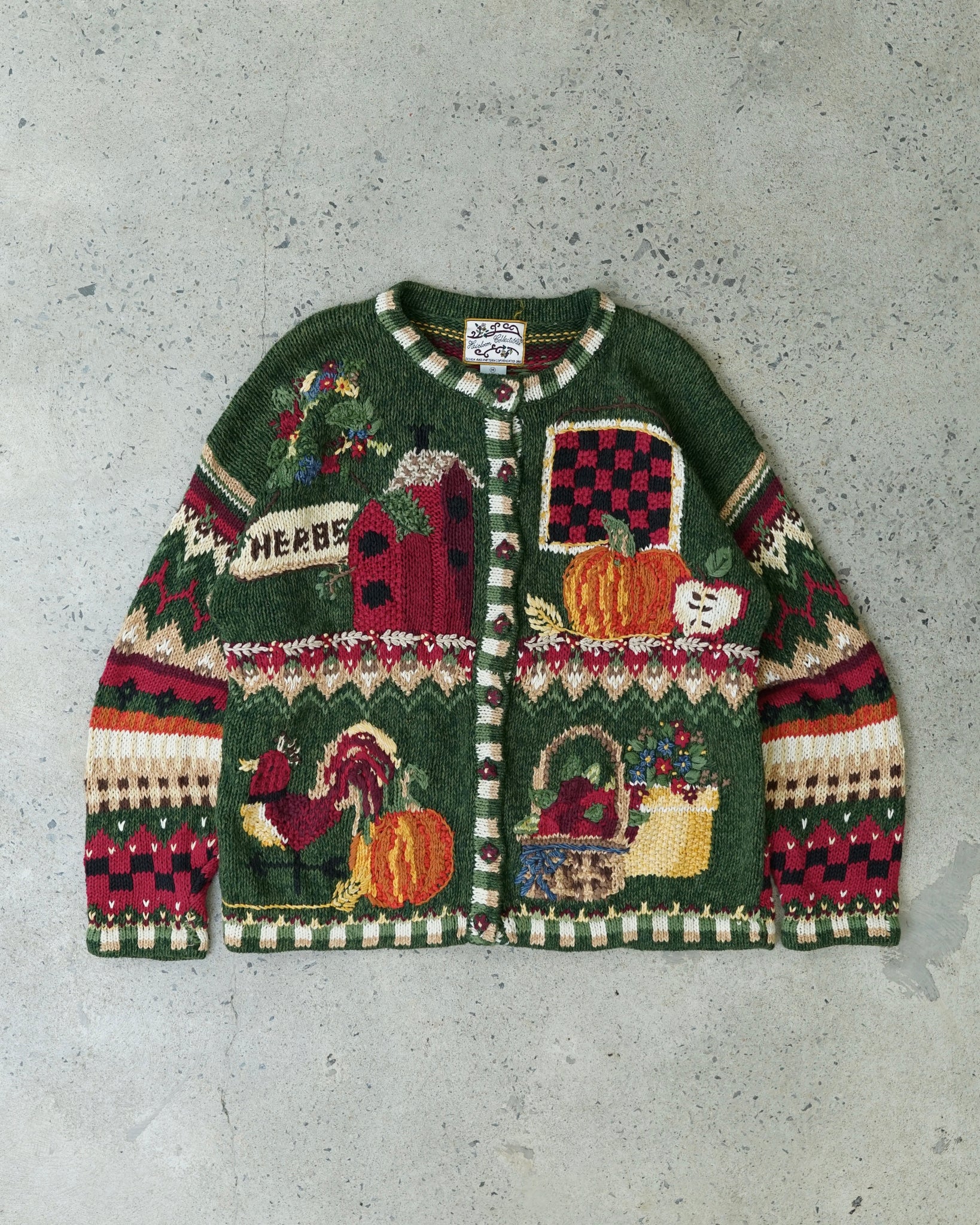 heirloom collectibles knit cardigan