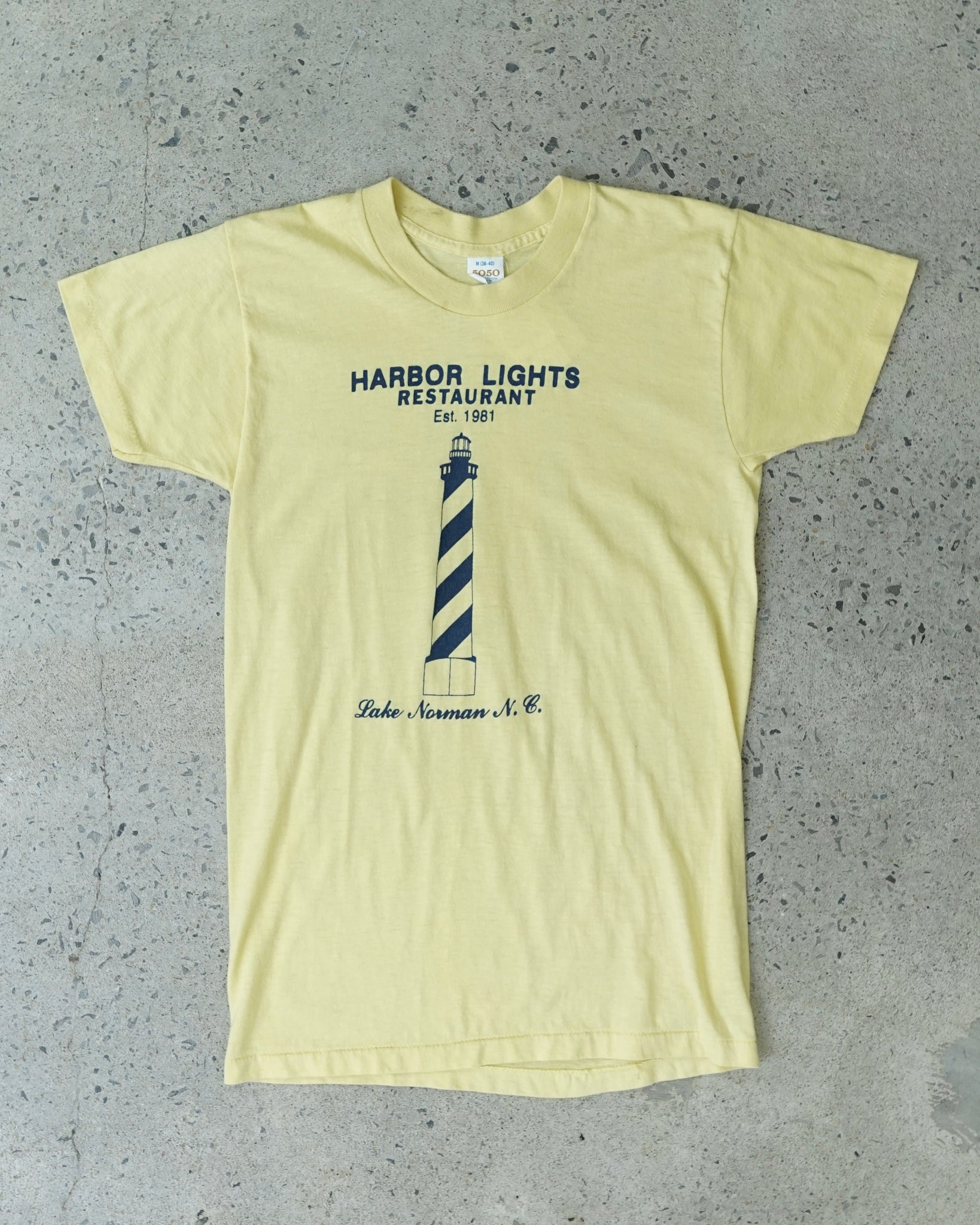 harbor lights restaurant 1981 t-shirt