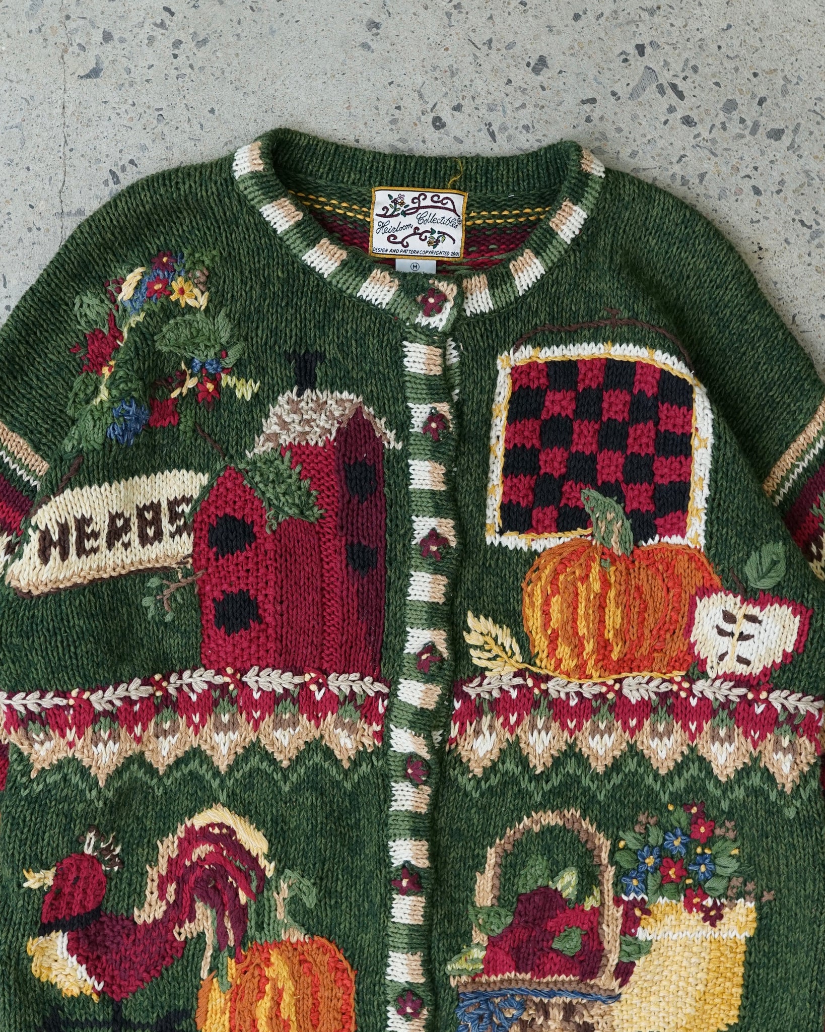 heirloom collectibles knit cardigan