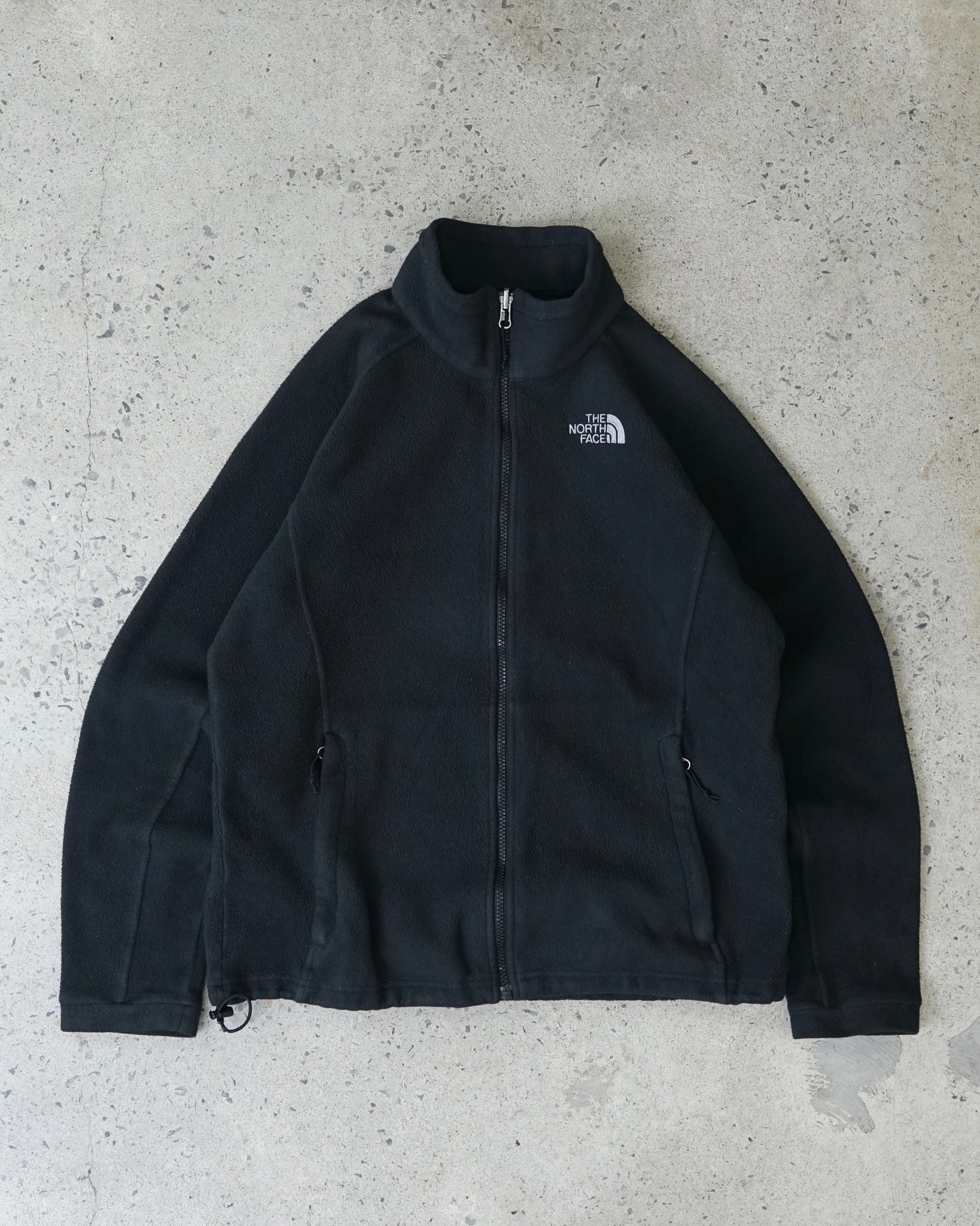 the north face zip-up fleece