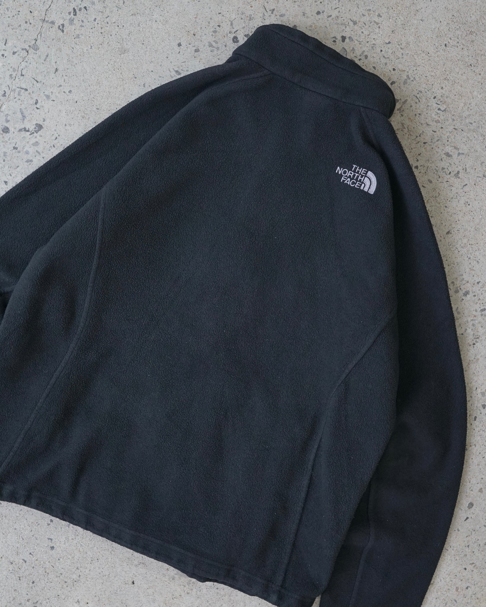 the north face zip-up fleece