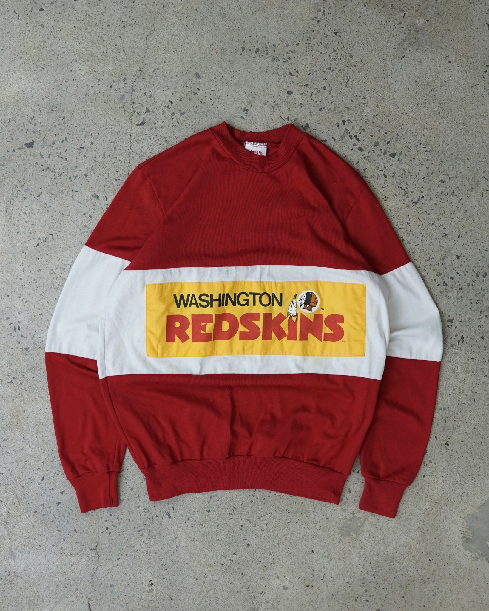 washington redskins nutmeg crewneck