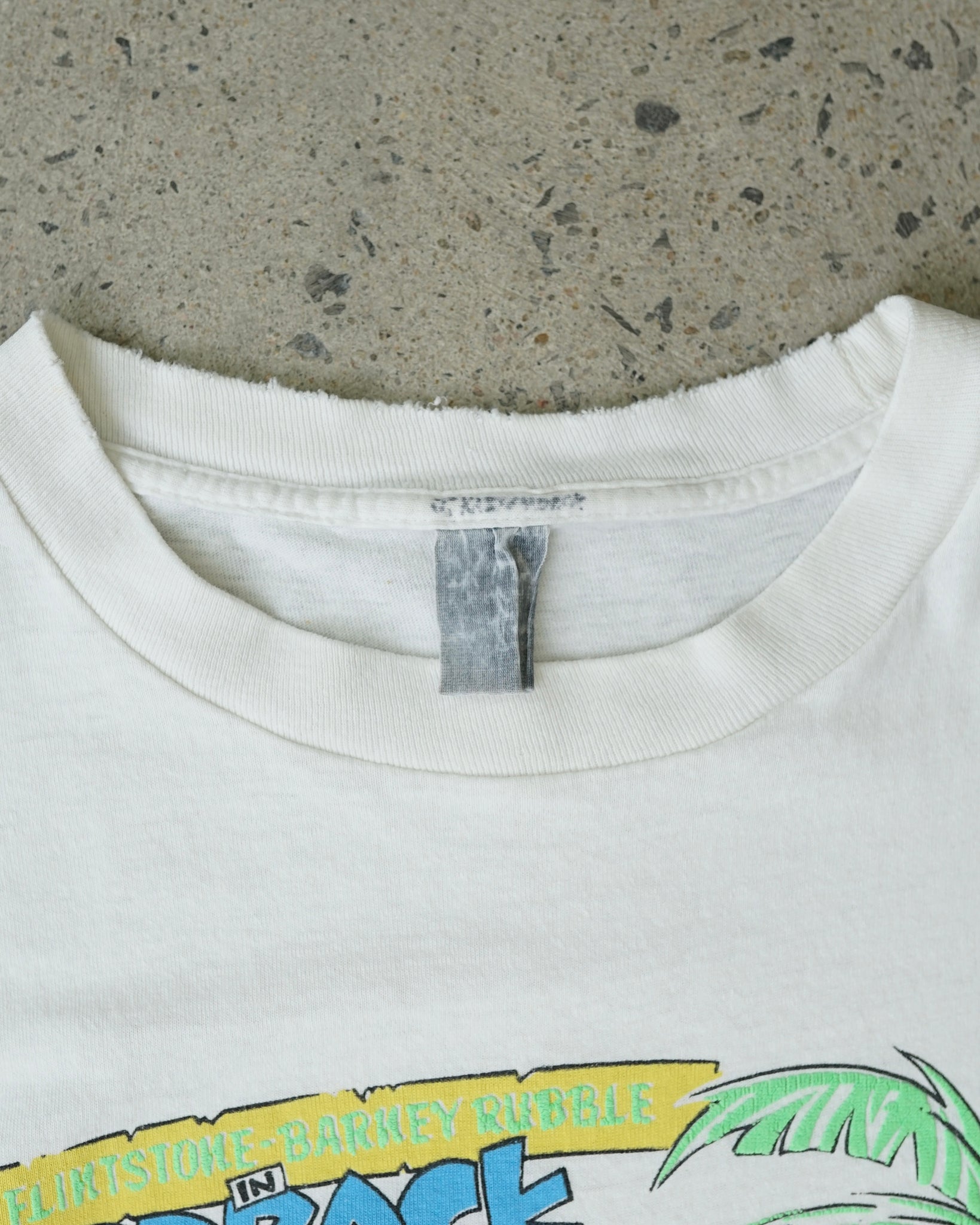 the flintstones in bedrock vice 1986 t-shirt