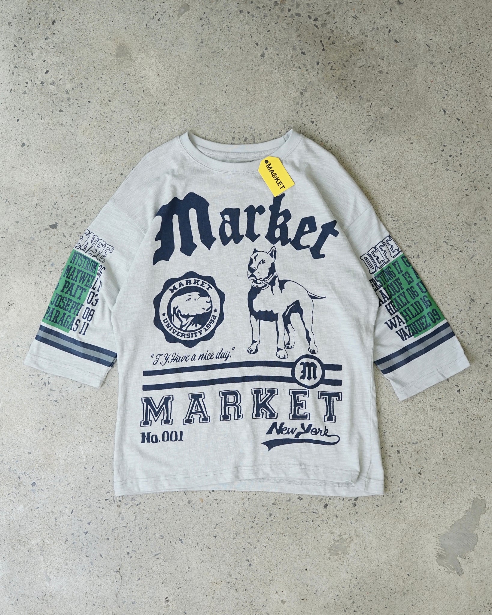 market new york raglan sleeve shirt