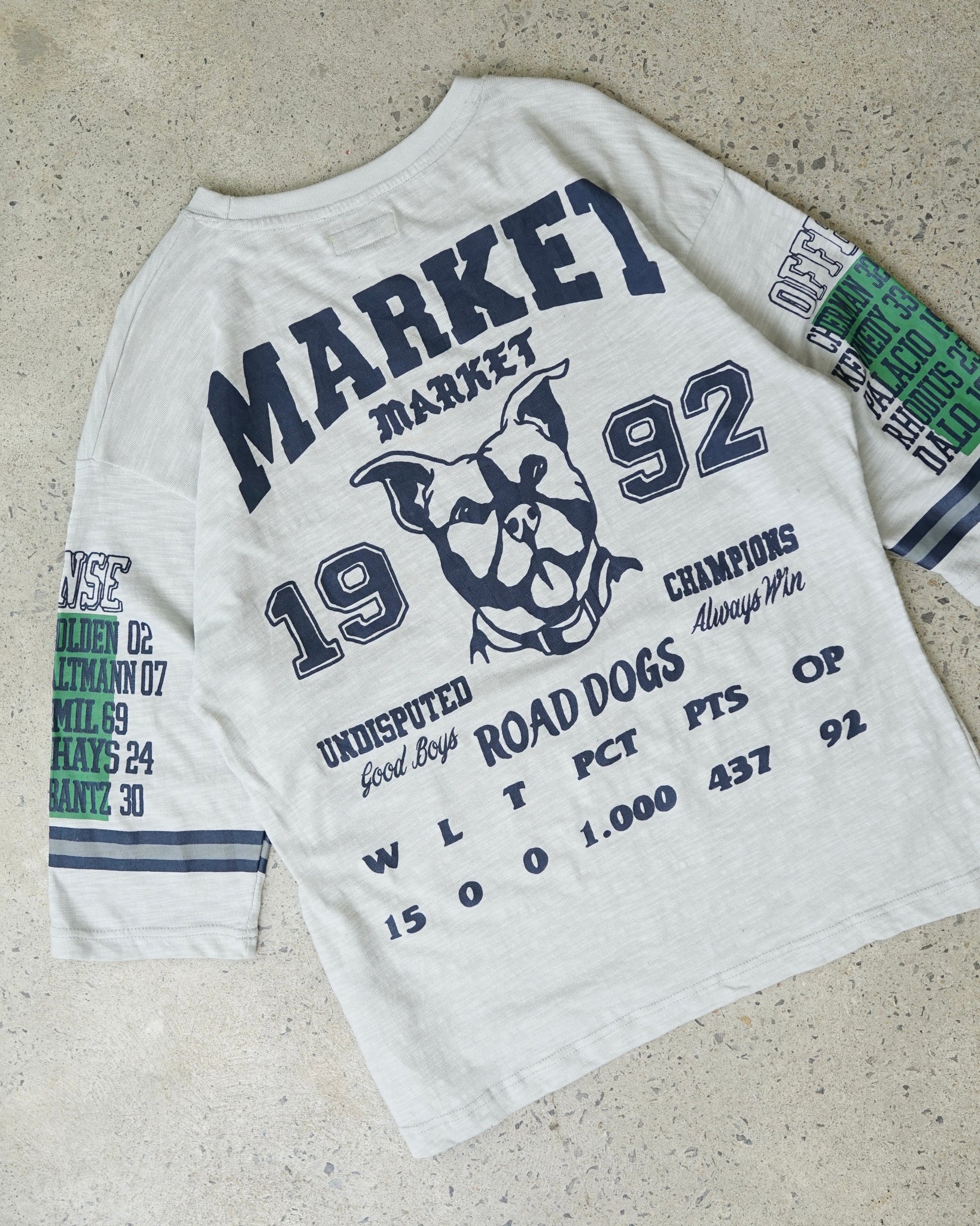 market new york raglan sleeve shirt